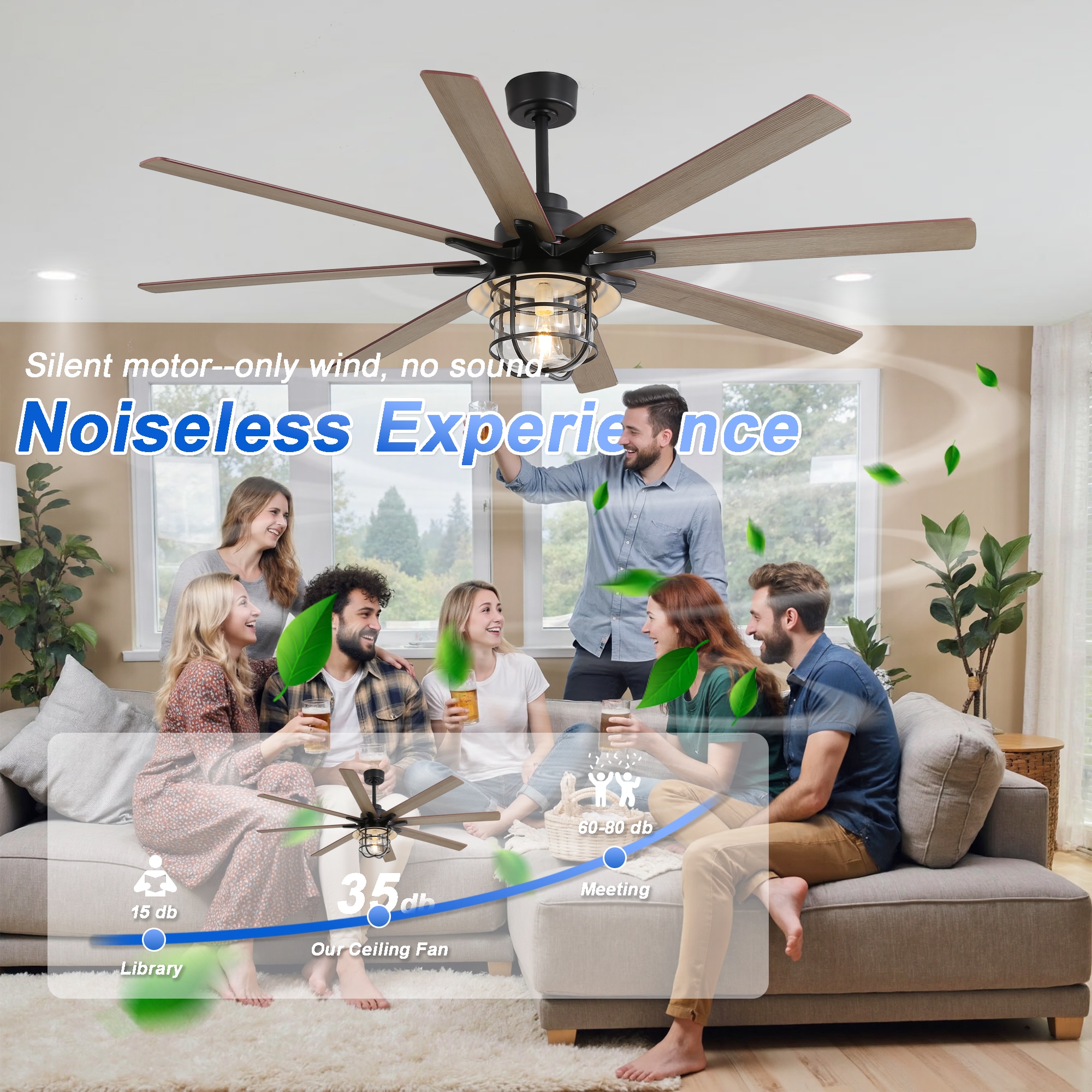 Sunrinx MG9-CF-17 Ceiling-Fans - View #4