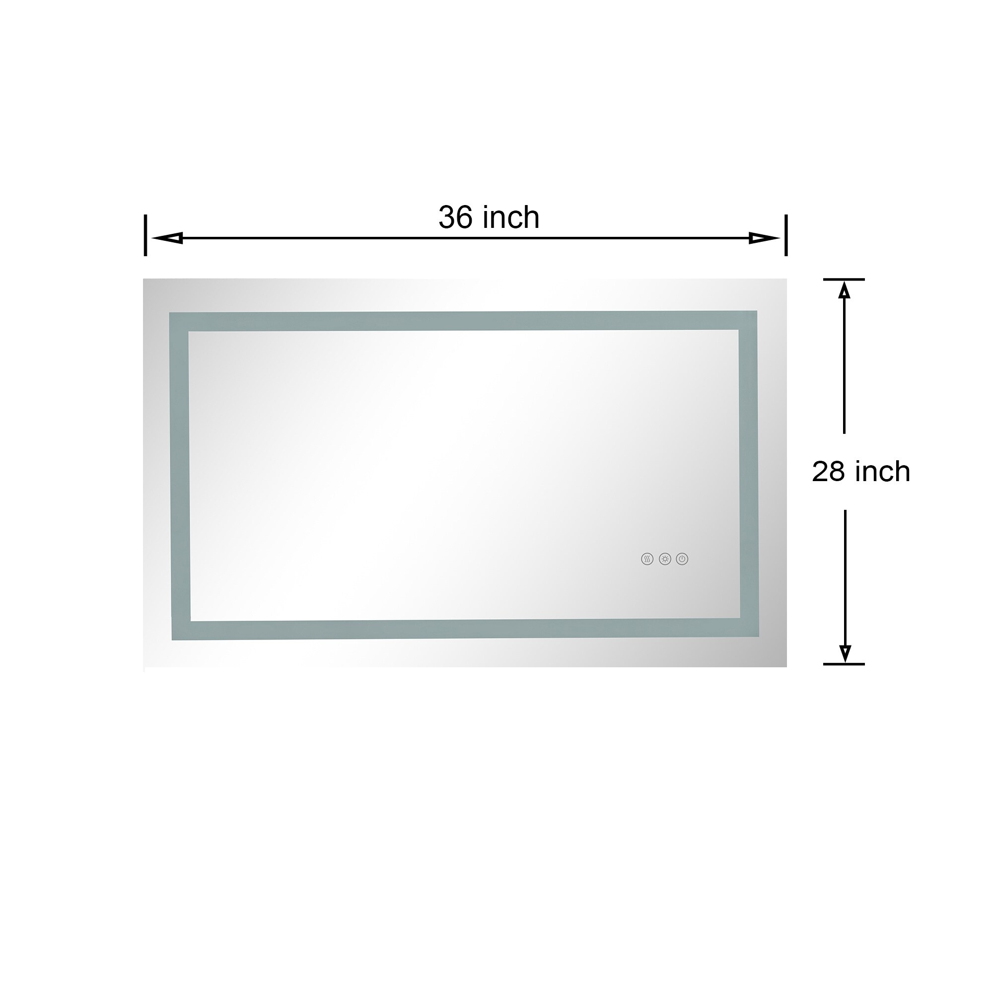 BABOOM BOM-0122118-OR Framed-Bath-Mirrors - View #2