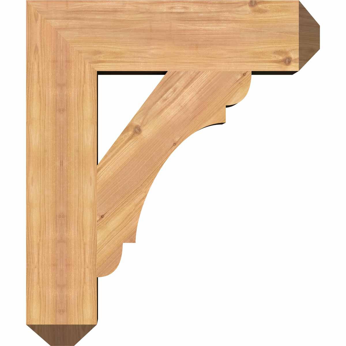 Ekena Millwork BKT06X24X28OLY04SWR Exterior-Brackets-Braces - View #3