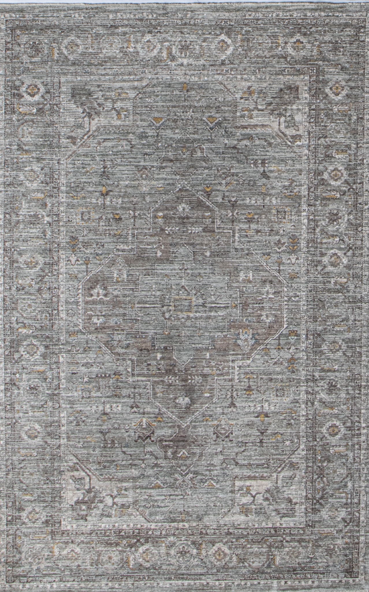 Bashian 649652327716 Legacy 10 x 13 (ft) Polyester Sage Rectangular Indoor Geometric Area rug