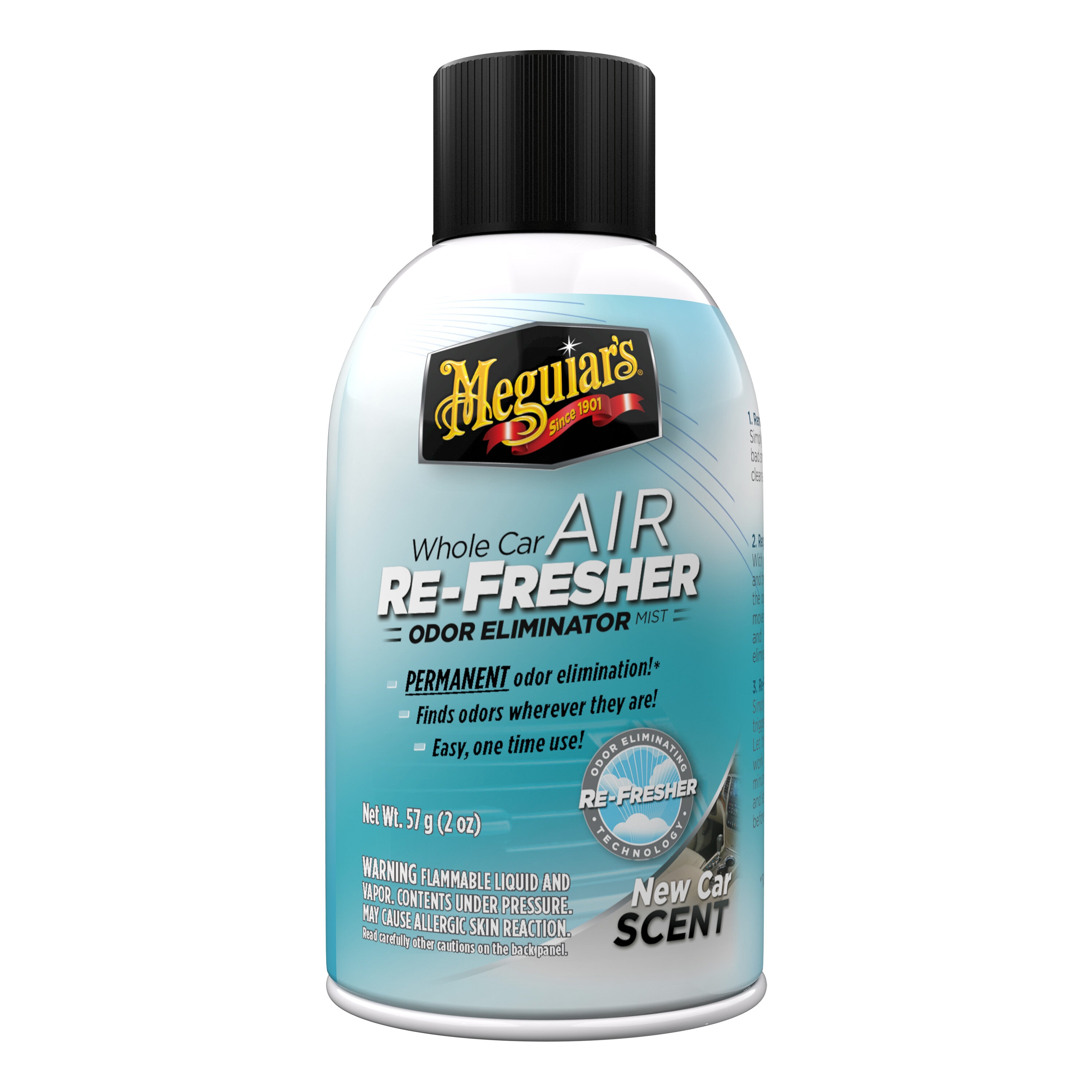Meguiar's Whole Car Air Re-Fresher, G16402 2-fl oz New Car Scent Dispenser  Air Freshener
