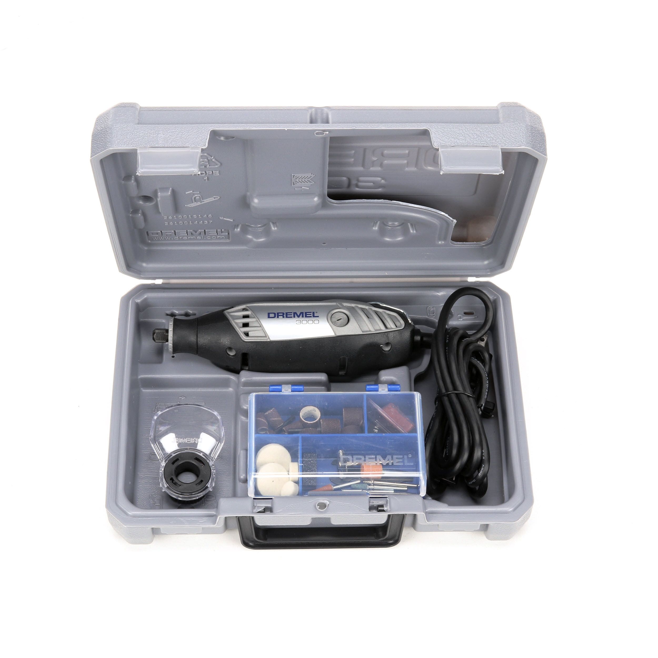 Kammerat rynker legering Dremel 3000 Variable Speed Corded 1.2-Amp Multipurpose Rotary Tool Kit in  the Rotary Tools department at Lowes.com