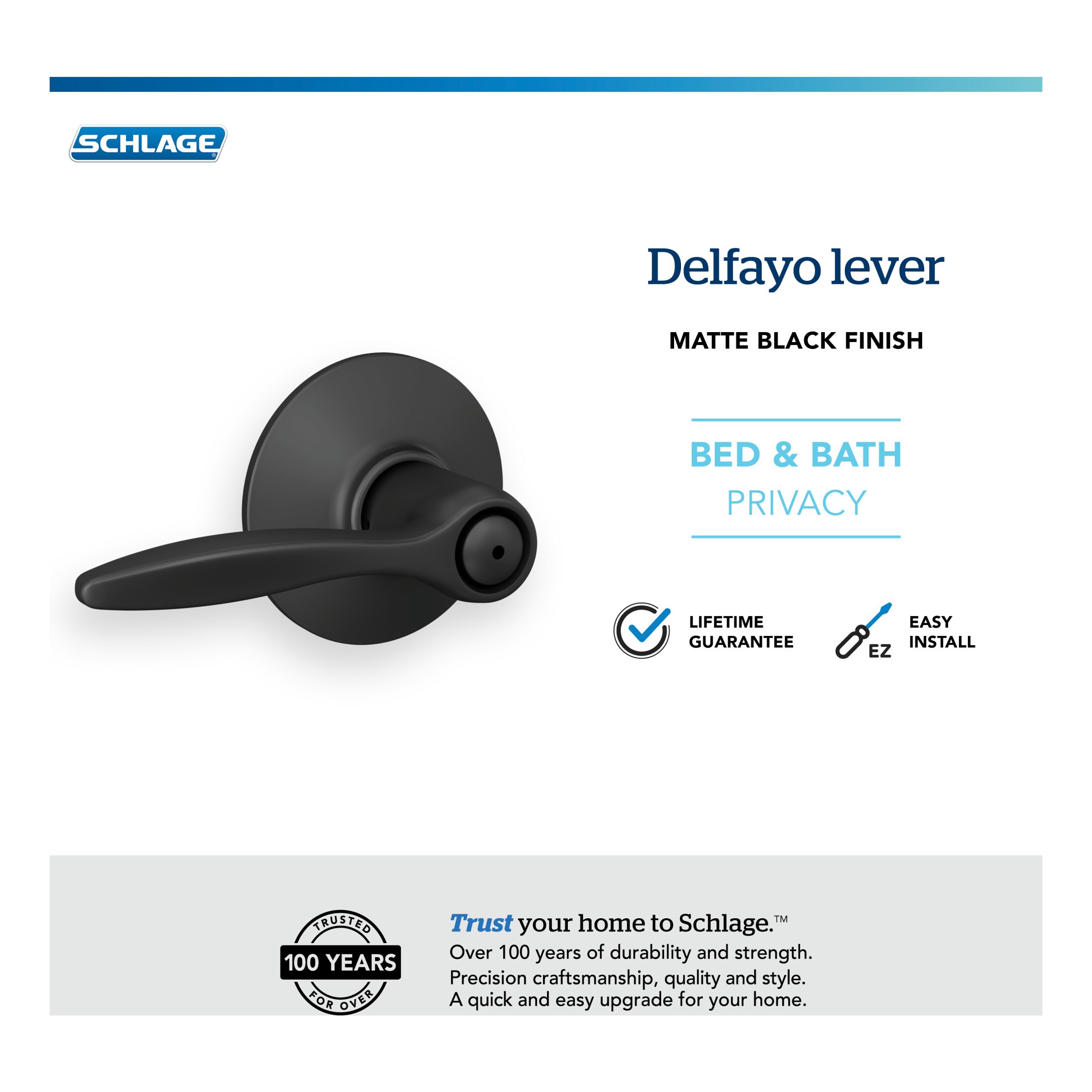 Schlage F40 DEL 622 Door-Handles - View #7