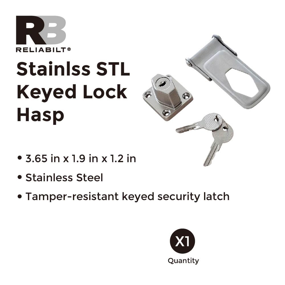 RELIABILT 33024SSXLG hasps - View #2