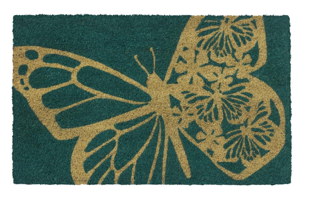 Entryways P2176 Sweet Home Teal Rectangular Outdoor Nature Door Mat