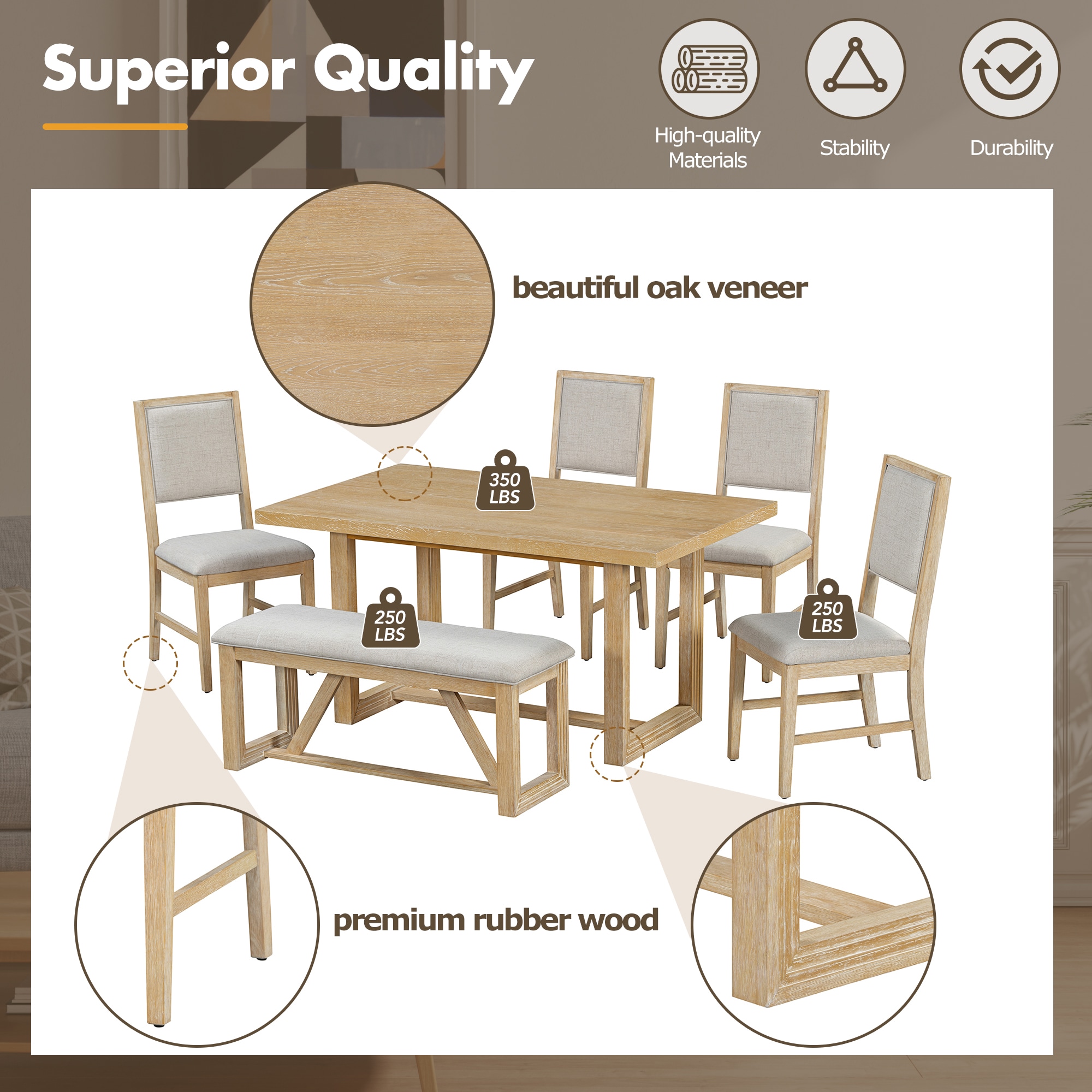 ModernLuxe ST000124AAN Dining-Sets - View #6