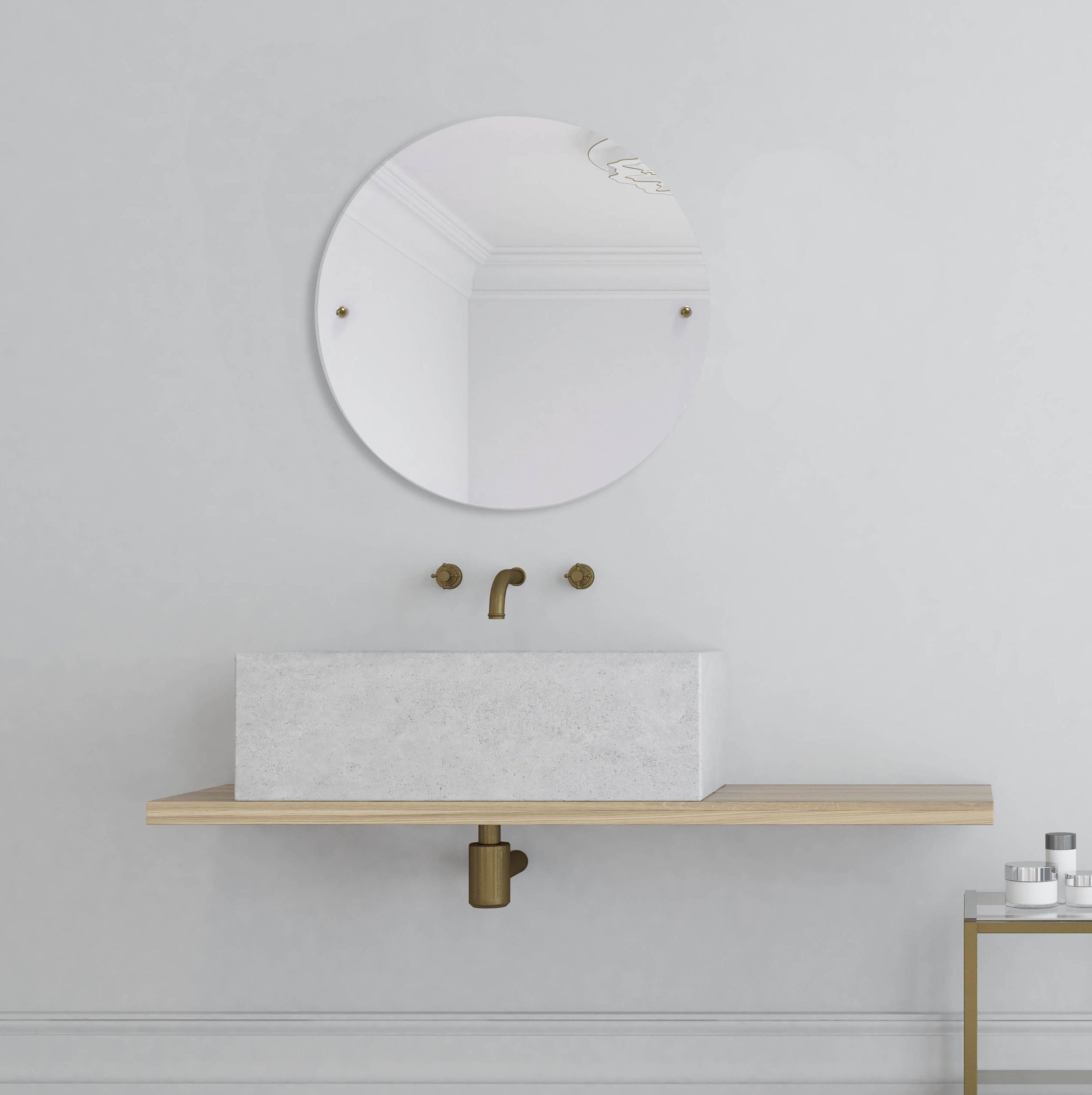 Allied Brass PMC-90-ABR Framed-Bath-Mirrors - View #3