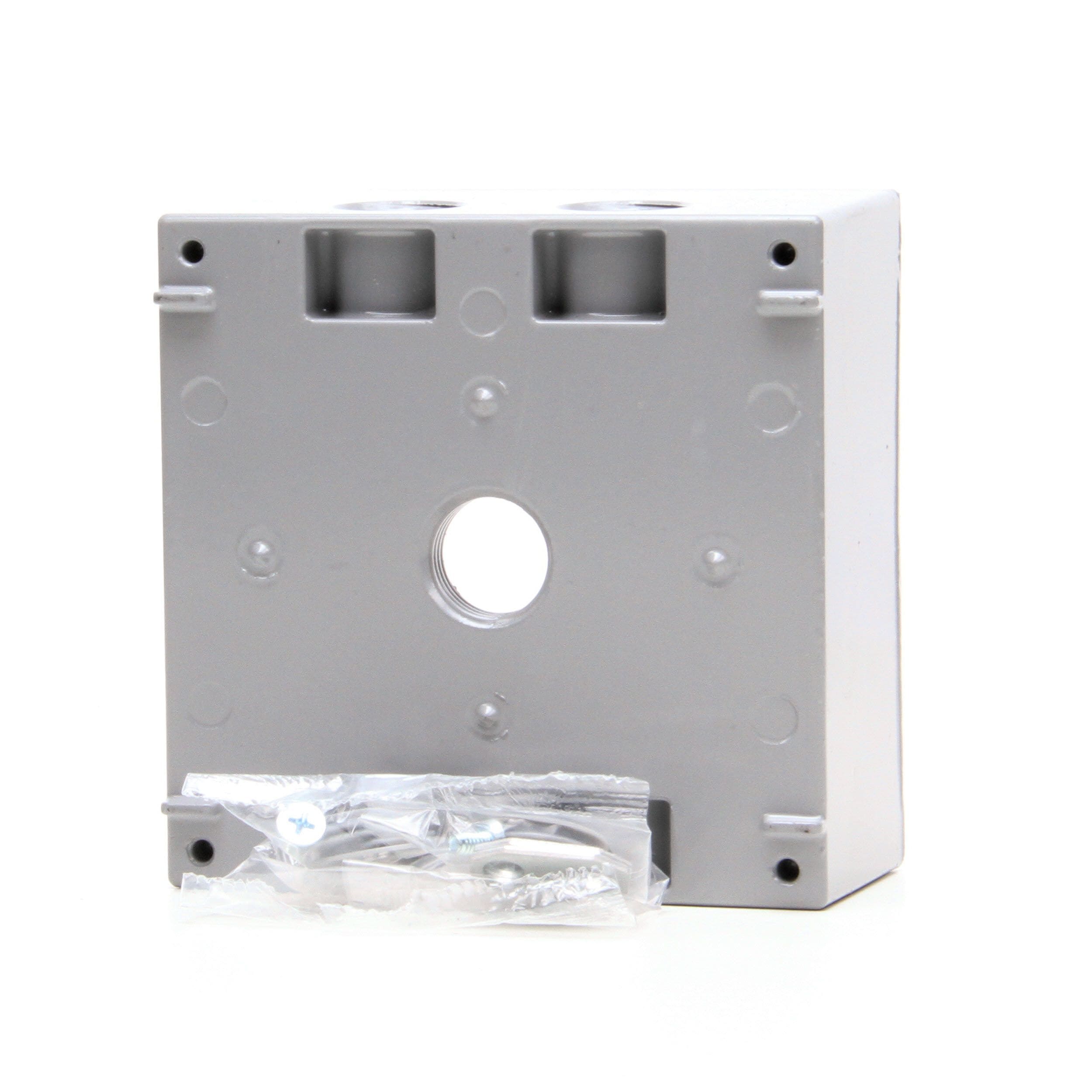 Details about   Steel City WR274-C Outdoor 2-Gang Weatherproof Two Single 1.40" Receptacles 