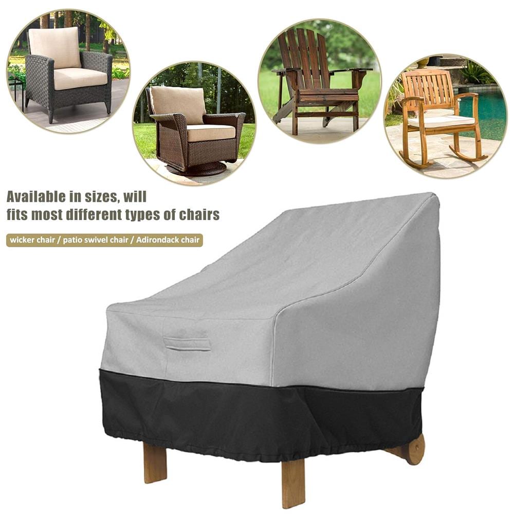 Agfabric Waterproof Outdoor Patio Chair Covers 32 in.W x 34 in. D x 36