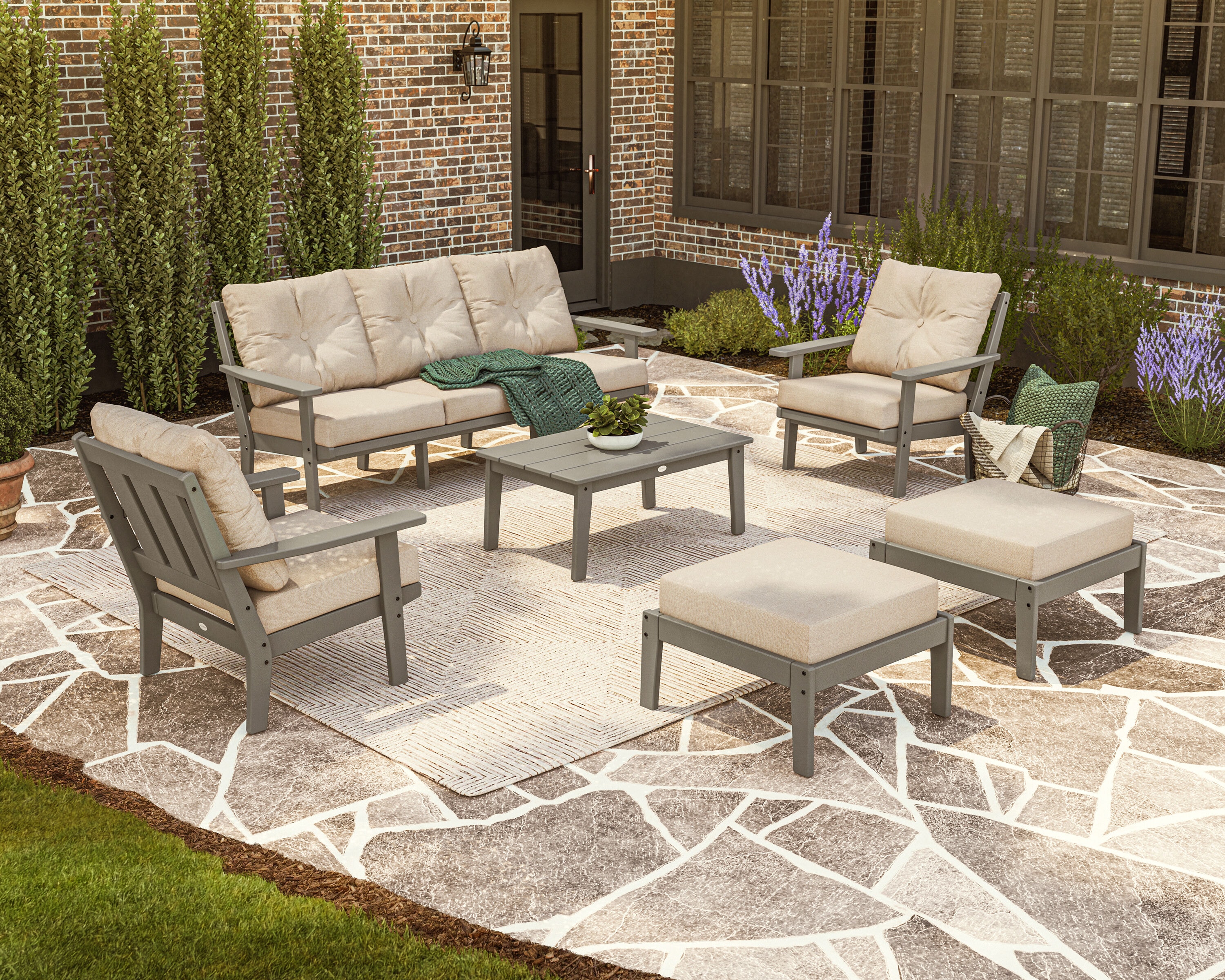 POLYWOOD PWS2142-2-SA161130 Patio-Conversation-Sets - View #2