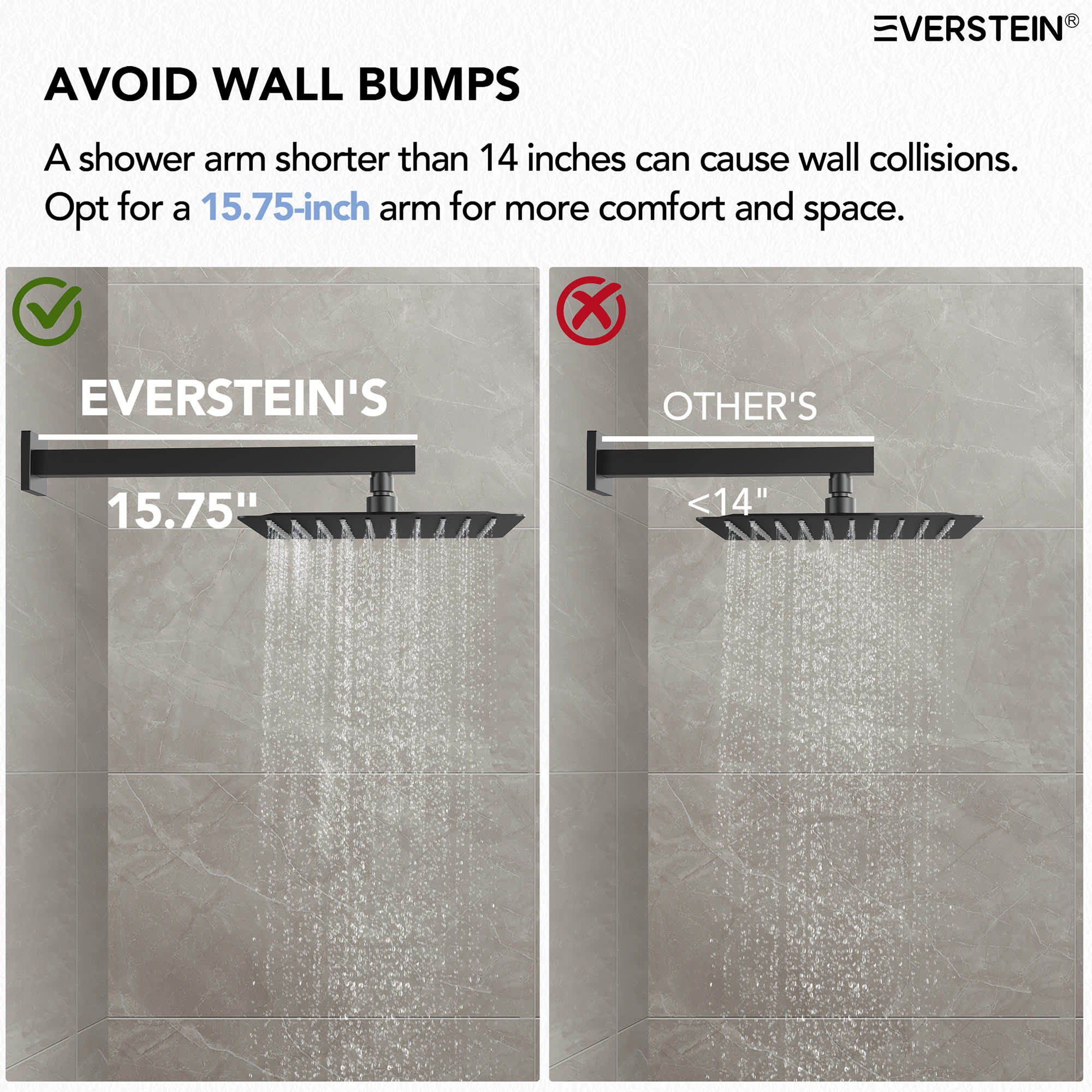 EVERSTEIN M6646BI-10BL Tub-Shower-Faucets - View #7