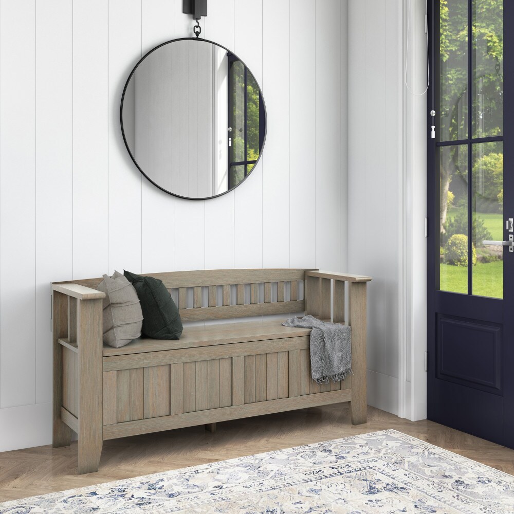 Simpli Home AX2370-GR bench - View #2