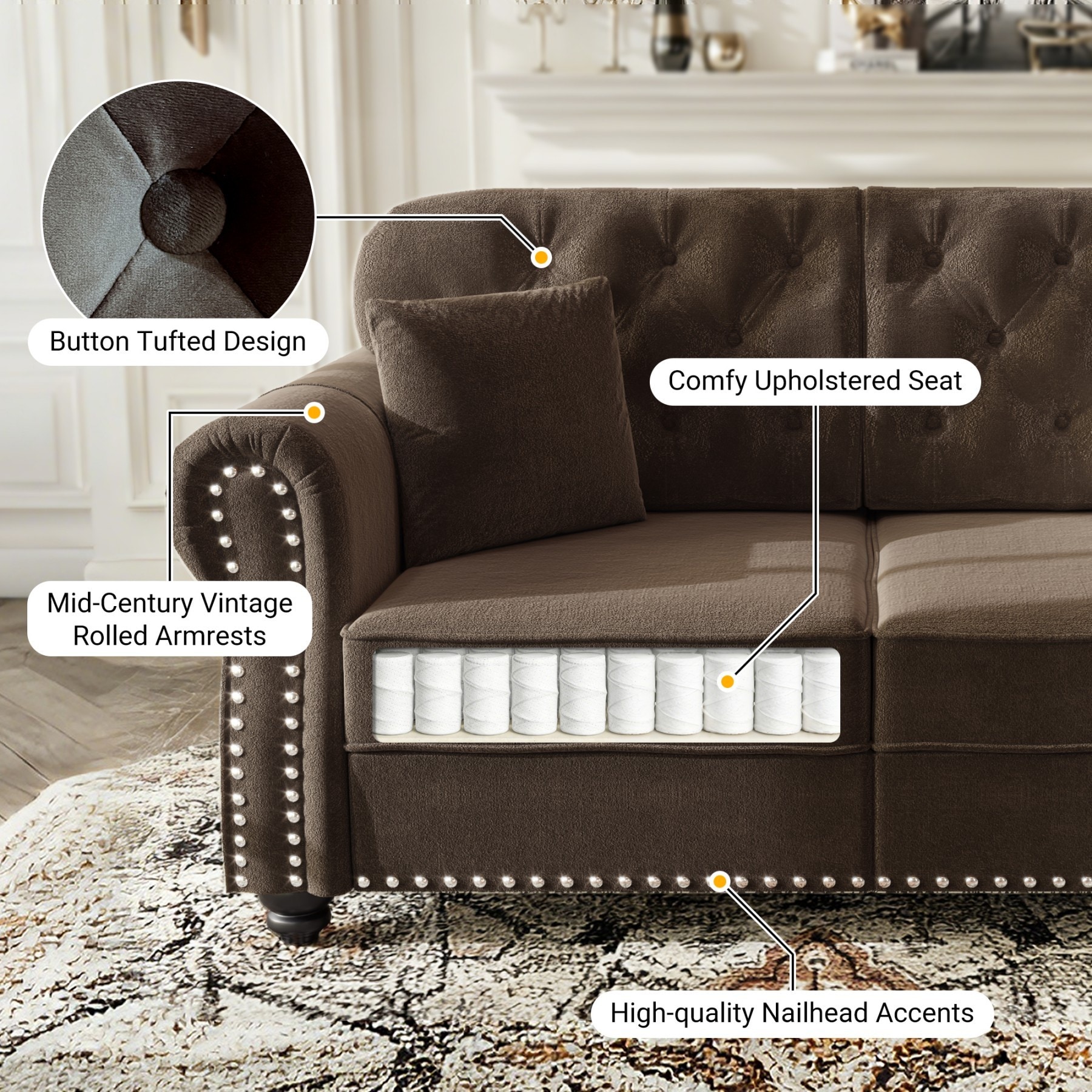 GZMR GZ-GN3613F Sofas-Loveseats - View #4