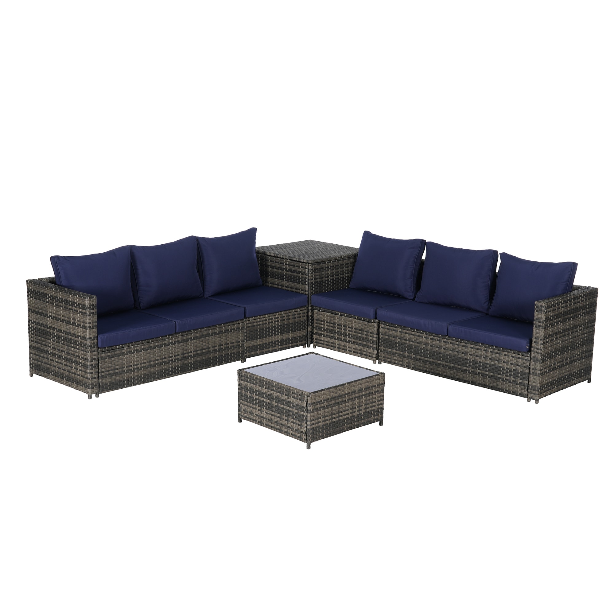 SINOFURN SYB670033NV Patio-Sofas-Daybeds - View #3