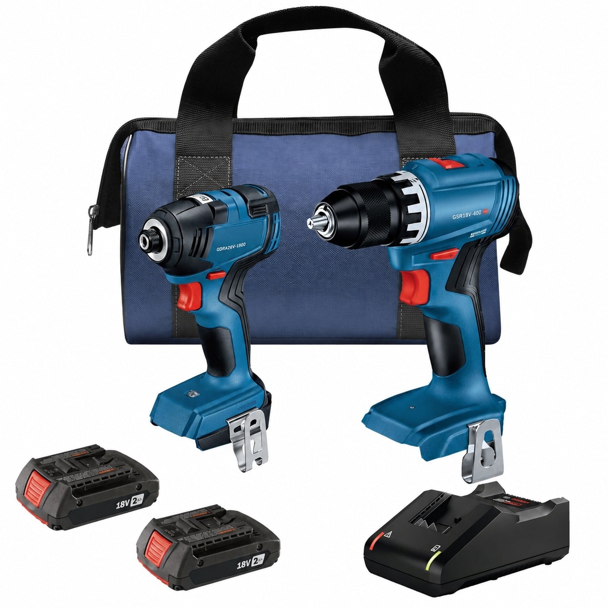 Afoxsos 18V Brushless Cordless Drill Driver and Impact Driver Combo Kit with Two 2.0Ah power cells Charger and Carrying Bag #LAF0805F145