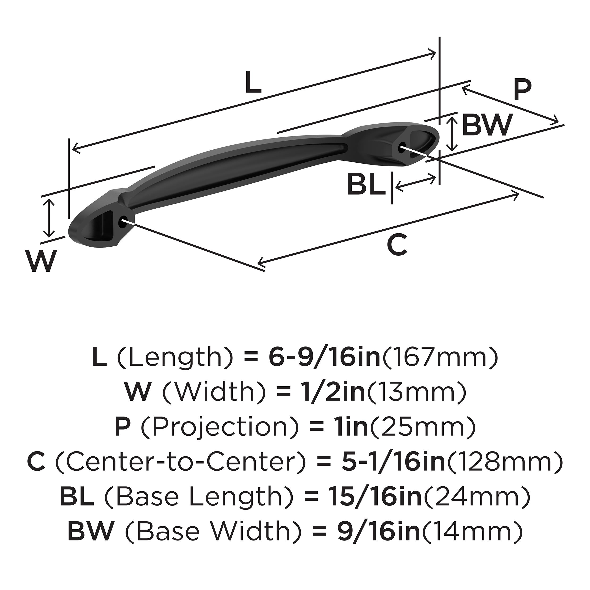 Amerock 10VMP21173FB Cabinet-Pulls - View #4