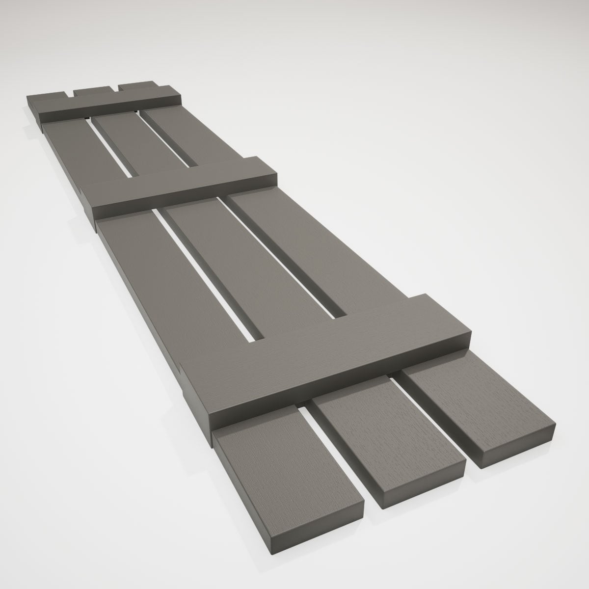 Ekena Millwork LS3S12X07100TG Exterior-Shutters - View #5