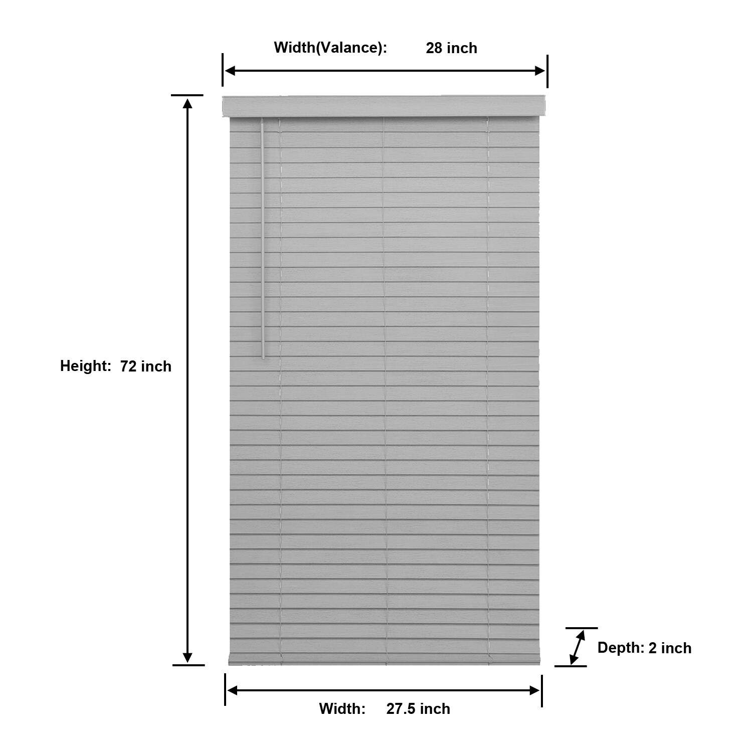 allen + roth DFWDB3072-27.5 blinds - View #7