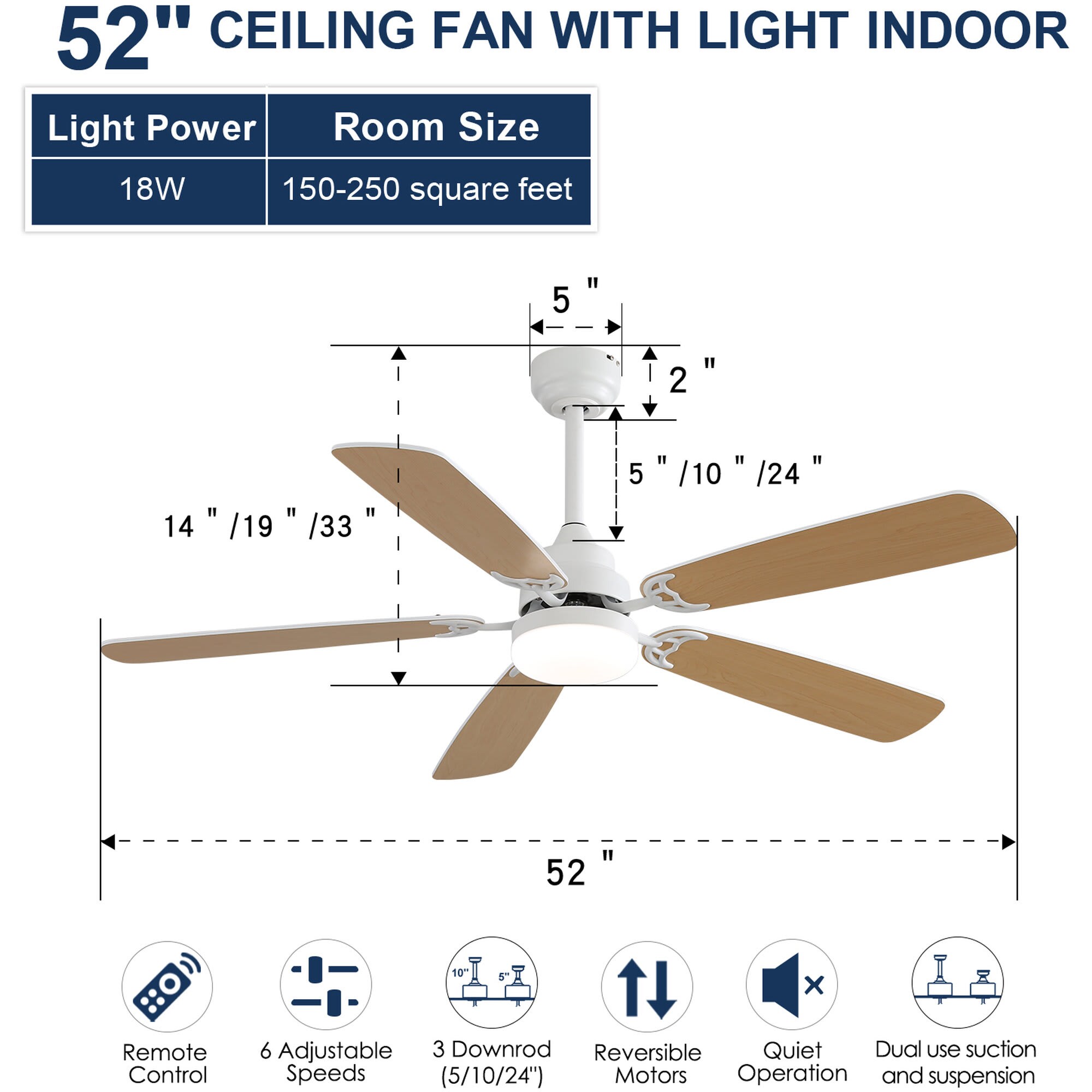 Etokfoks LET0306F21 Ceiling-Fans - View #9