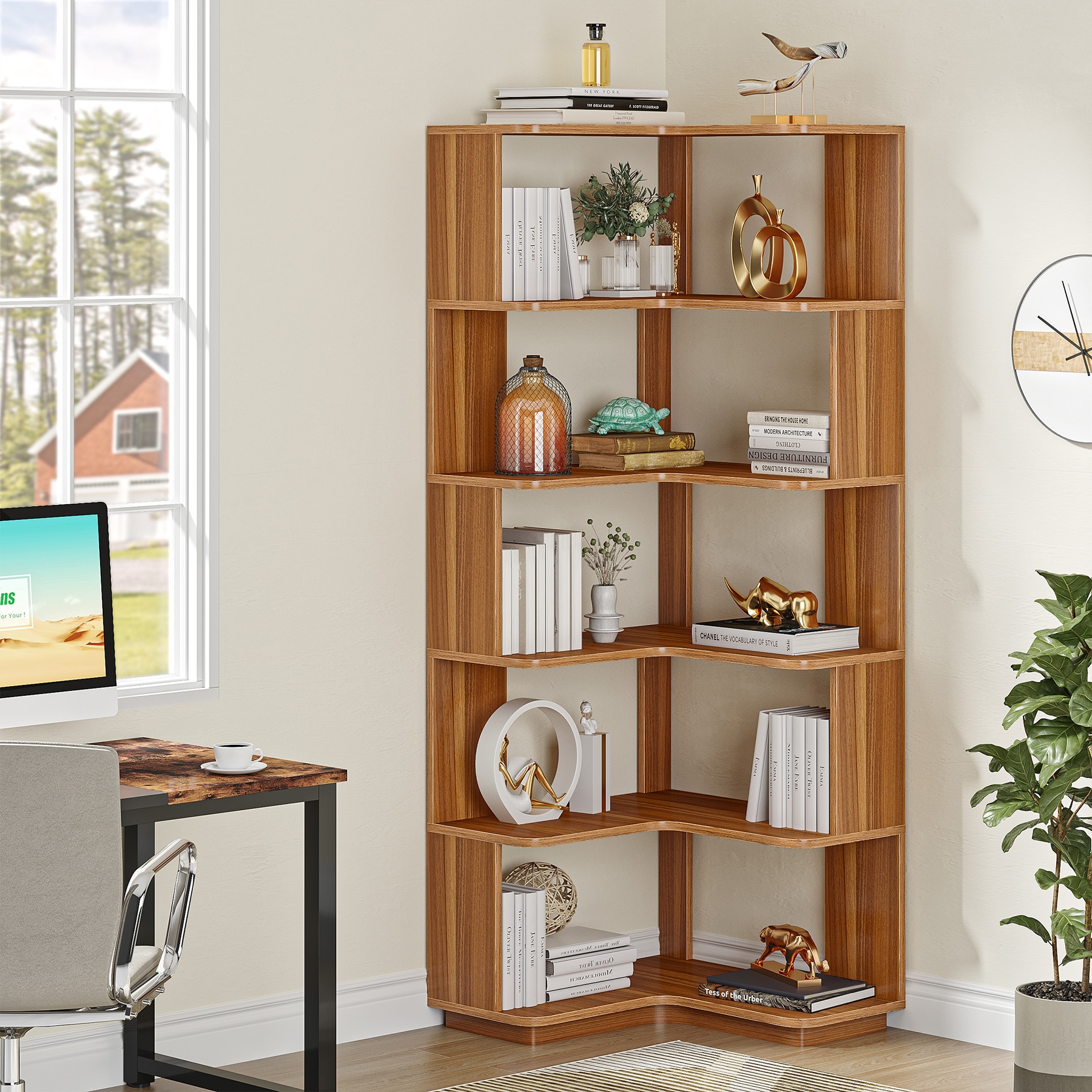 Tribesigns HOGA-YS0024 bookcases - View #13
