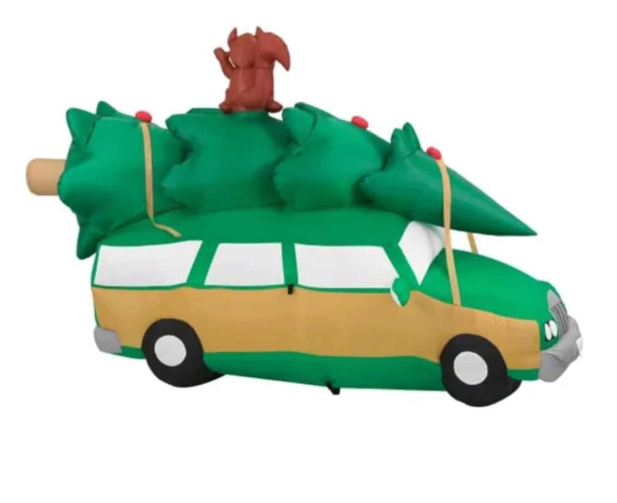 Gemmy 82269 NLCV WAGON 8.5FT National Lampoon Station Wagon with Tree Christmas Airblown Inflatable