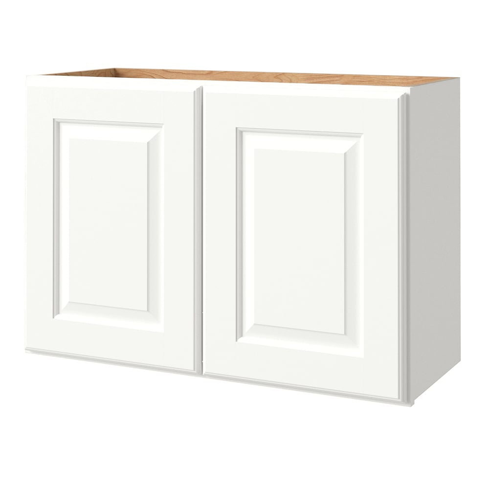 allen + roth 832TS Tilson 30-in W x 20.625-in H x 12-in D Linen Wall Fully assembled Cabinet (Raised Panel Square)