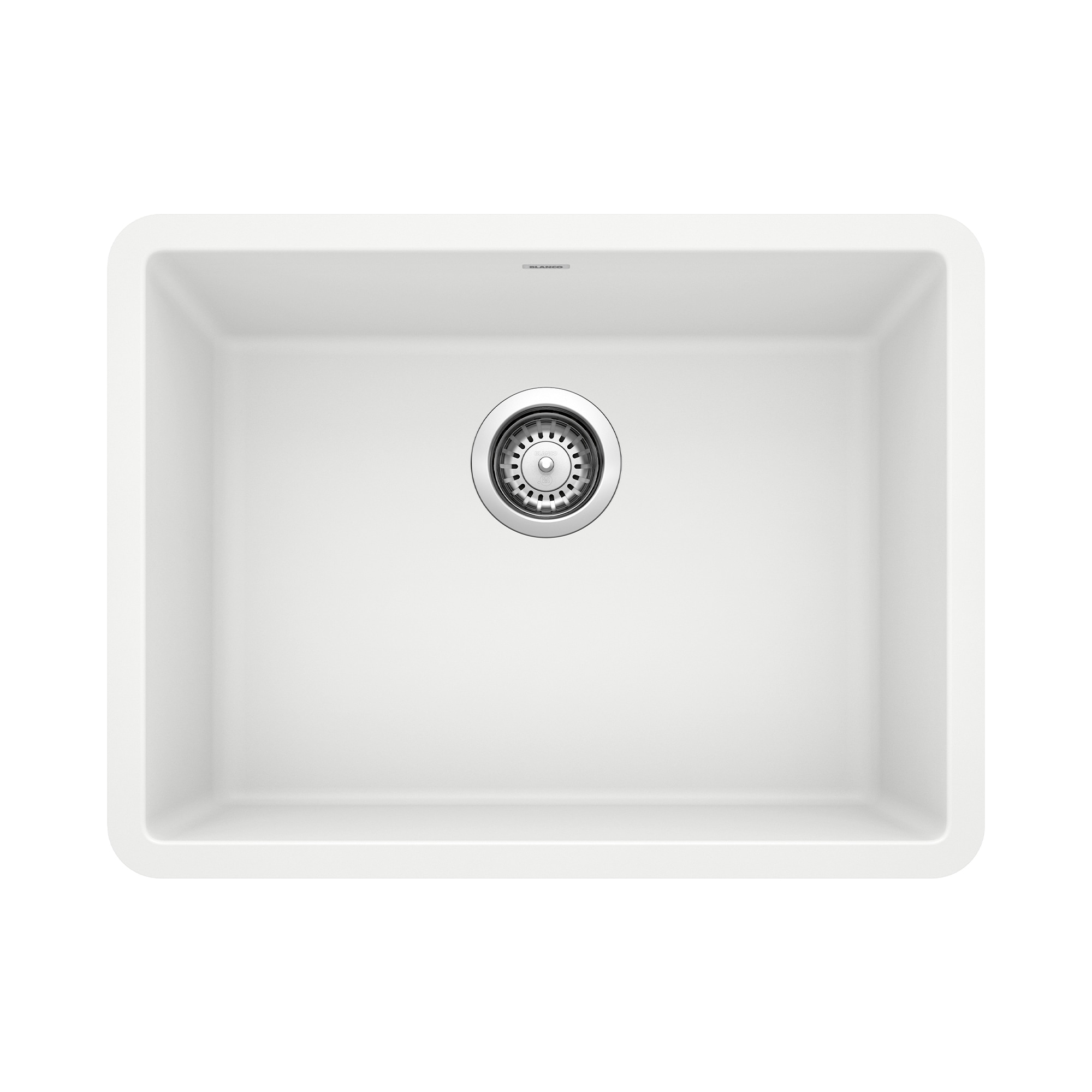 BLANCO 522414 Precis Silgranit Undermount 23.44-in x 17.75-in Granite Single bowl Kitchen Sink