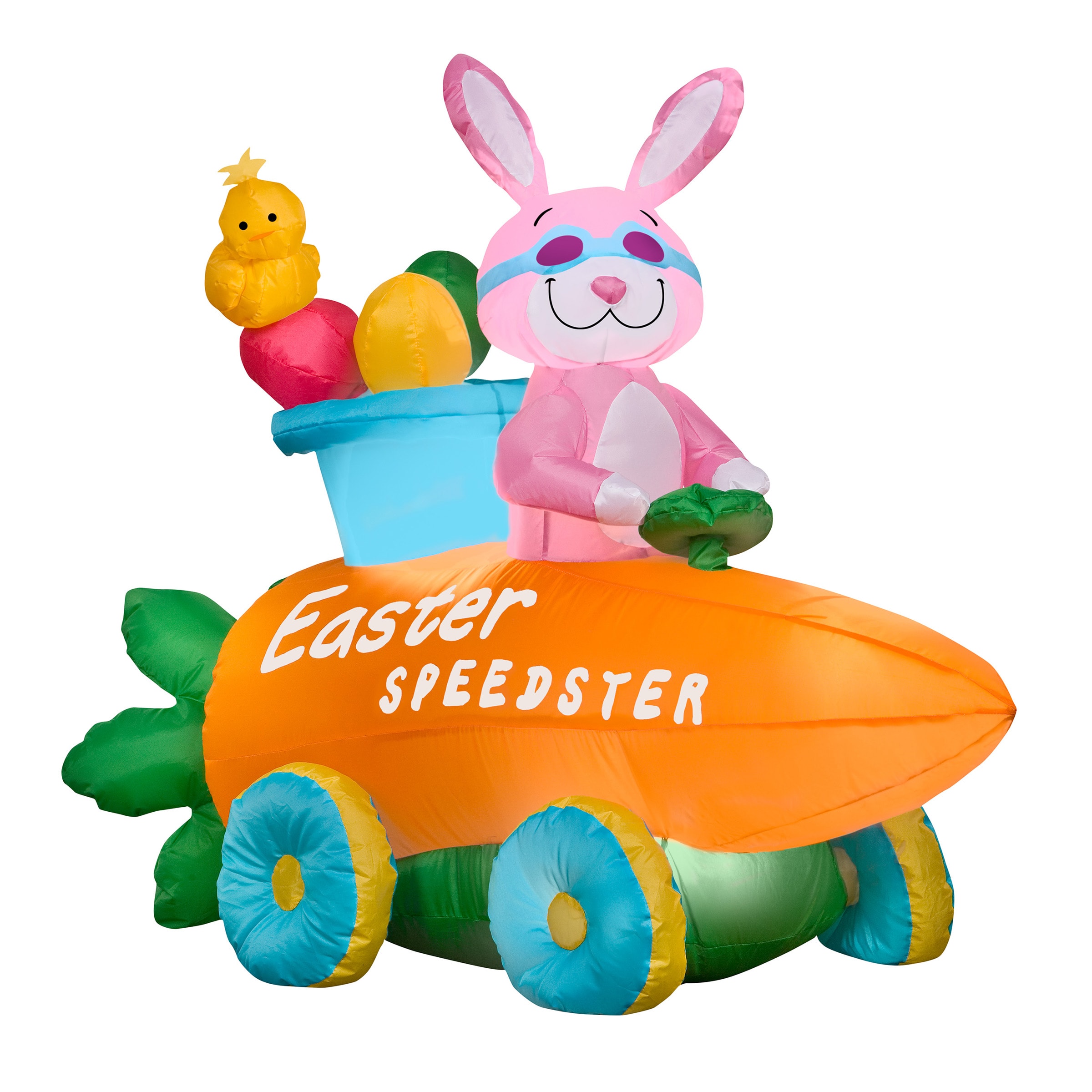 National Tree Company 36.22-in H Lighted Easter Inflatable in the ...