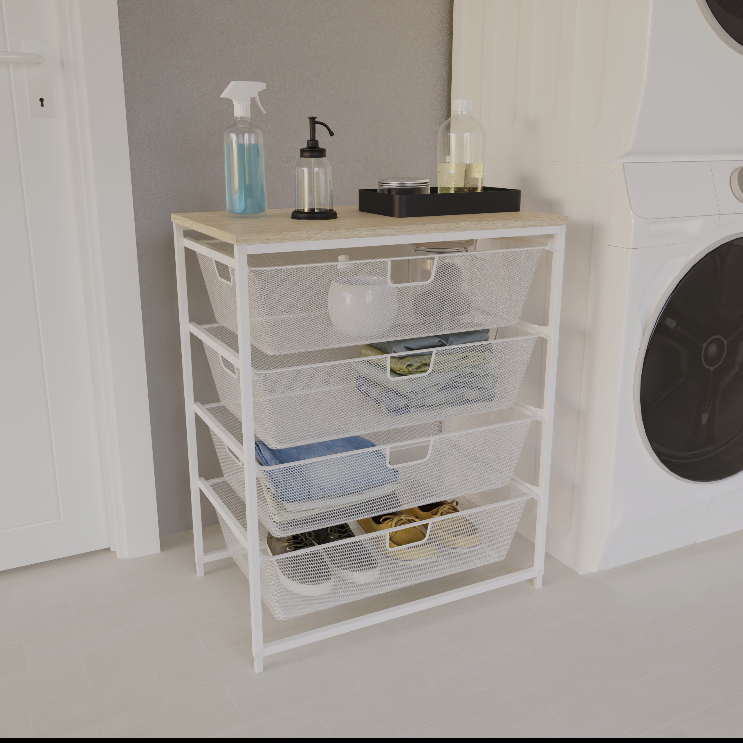 Origin 21 24.57-in x 29.33-in x 15-in White Steel Drawer Kit