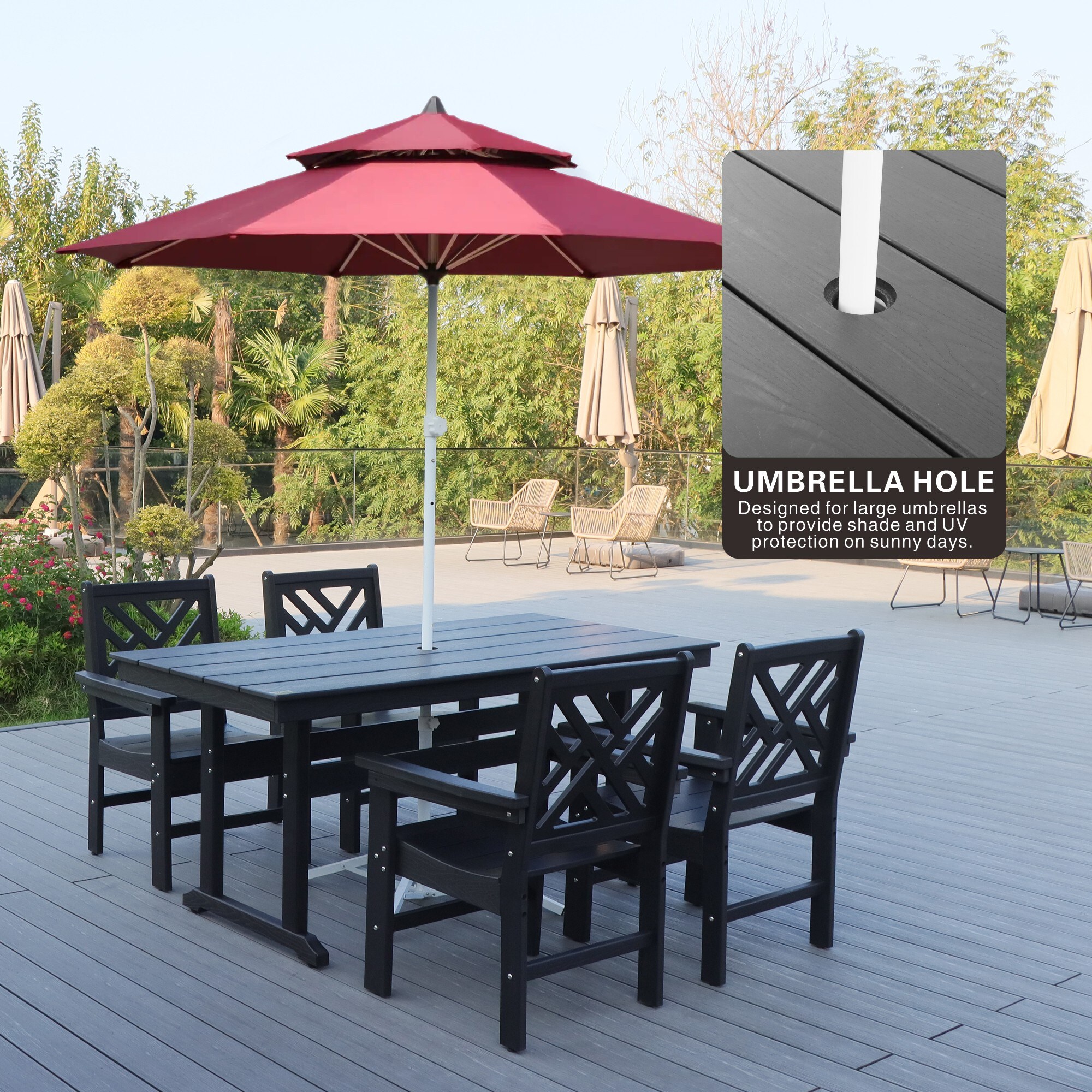 Mondawe MO-501PGY Patio-Dining-Sets - View #3