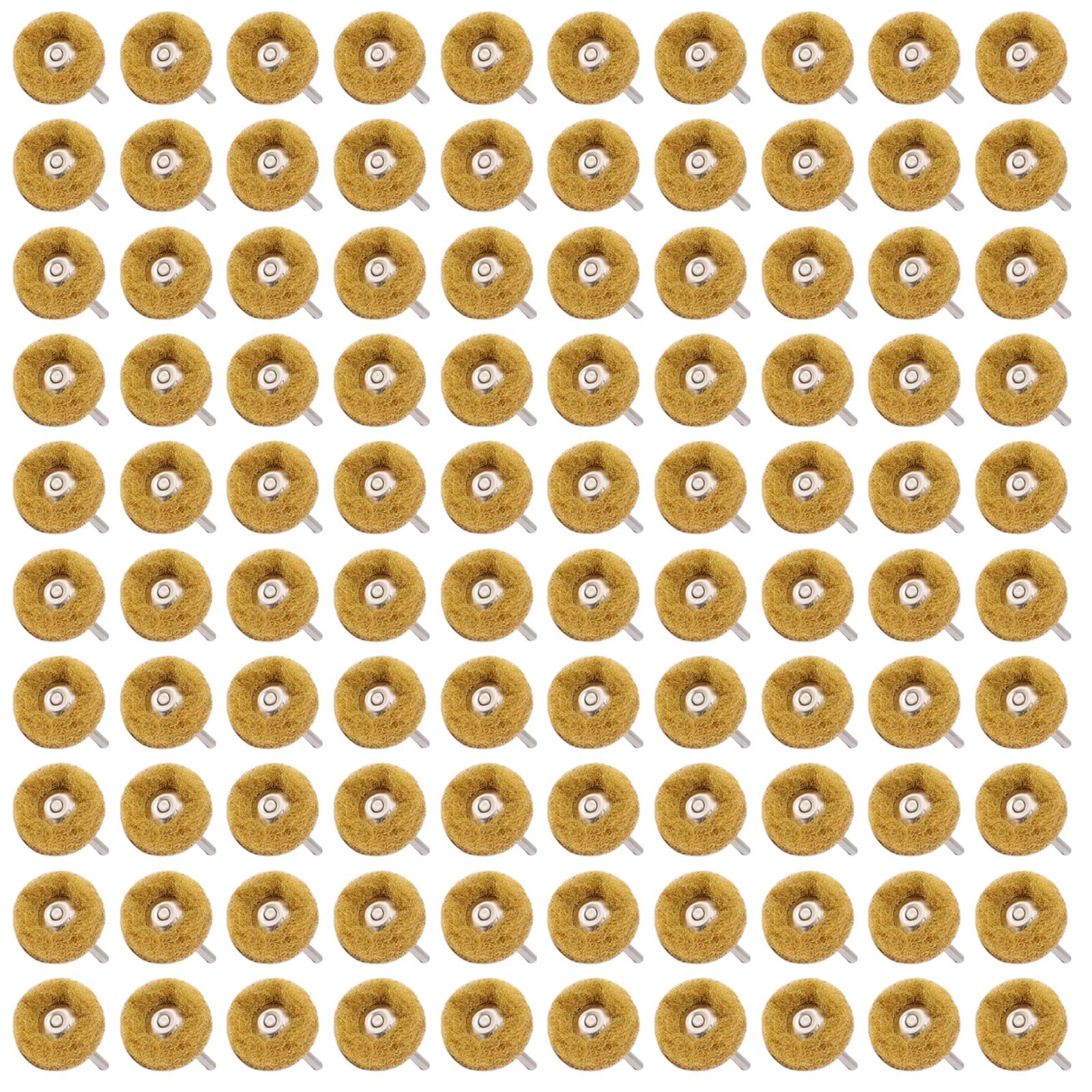 Ahfiwaso 100 Piece Abrasive Buffing Wheel Set for Rotary Tools 1 Inch ...