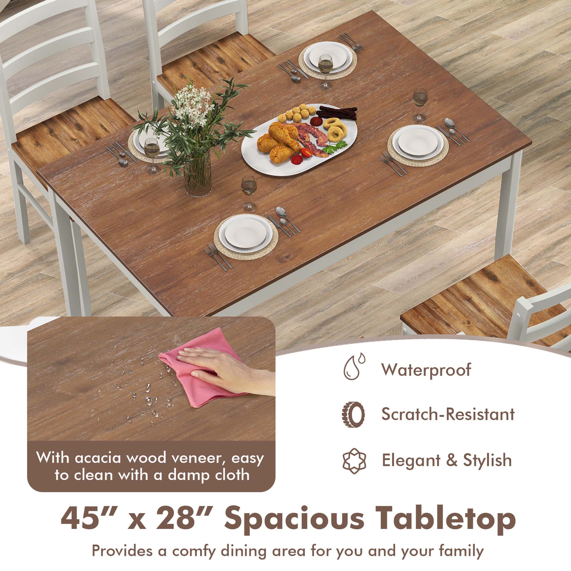 Goplus LWS00433 Dining-Sets - View #5