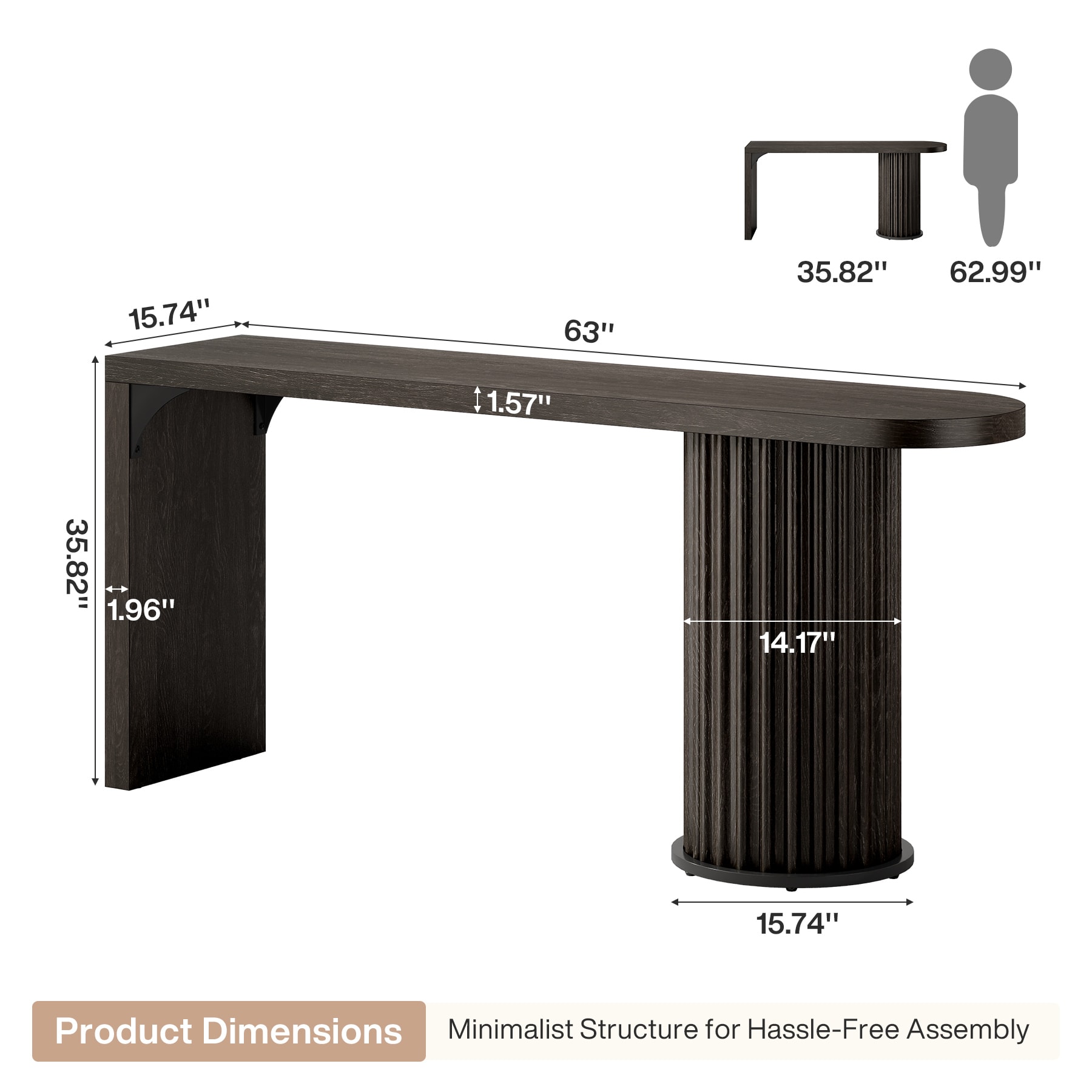 Tribesigns LWOYJL-1443YY Kitchen-Furniture - View #4