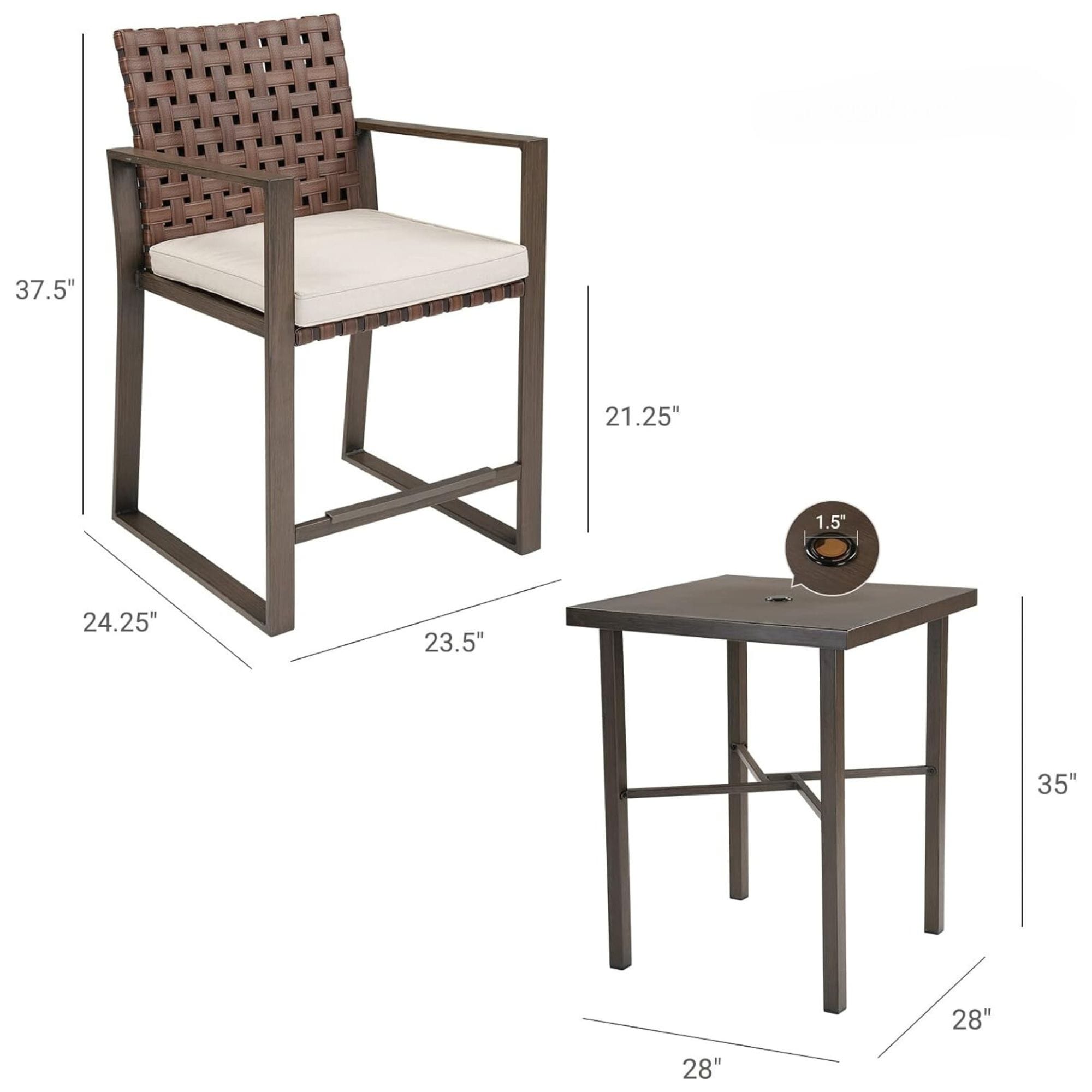 Mondawe MO5251090000001 Patio-Conversation-Sets - View #7