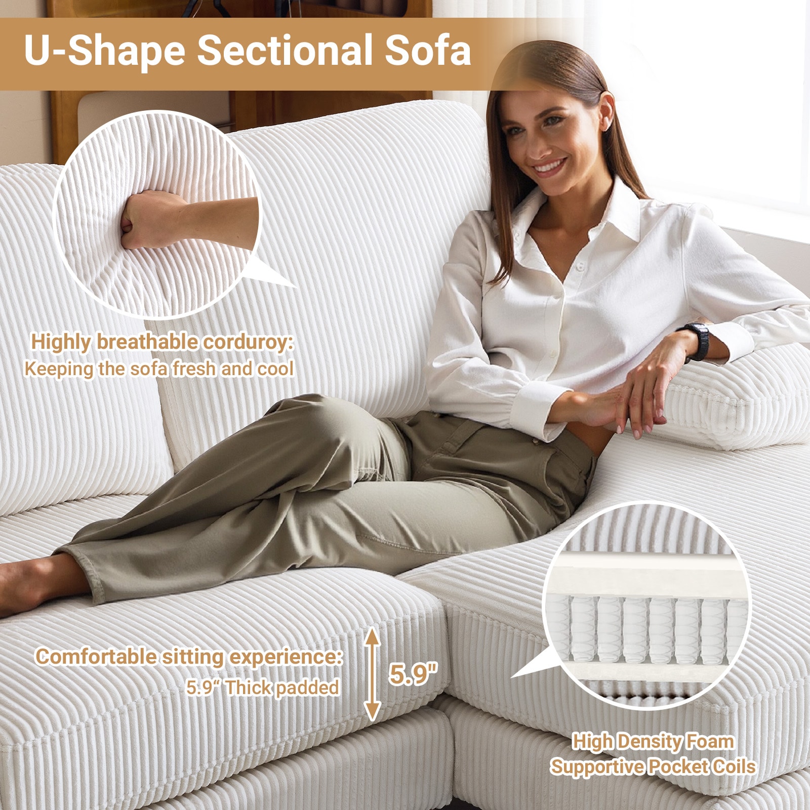Outopee LO1G98000435+36 Sofas-Loveseats - View #3