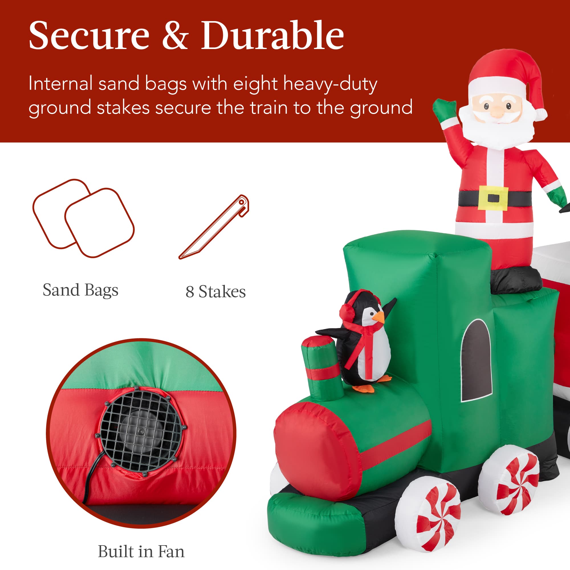 Best Choice Products SKY6860 Christmas-Inflatables - View #5
