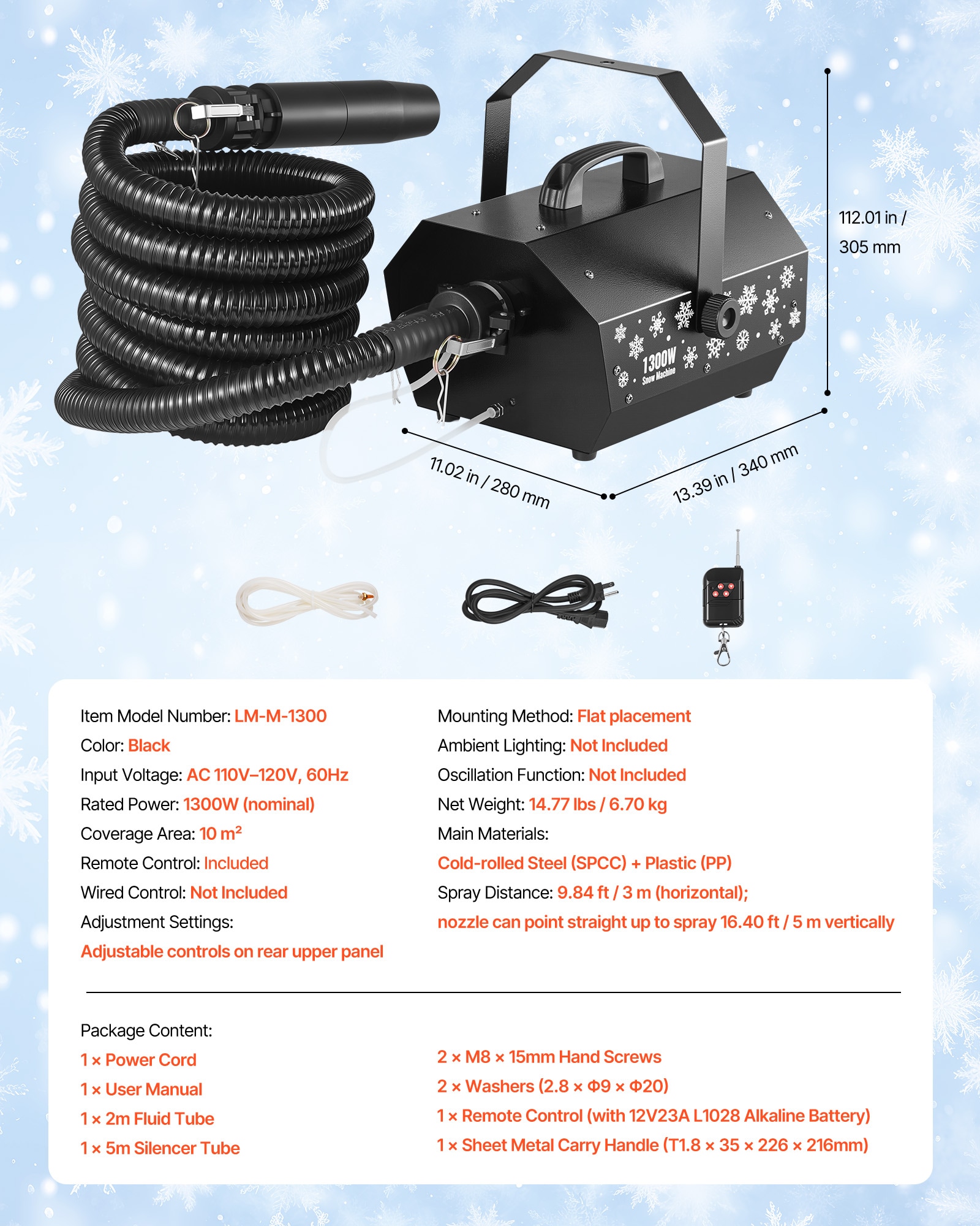 VEVOR SCXHJXP1300W12123V5 Indoor-Spring-Decorations - View #7