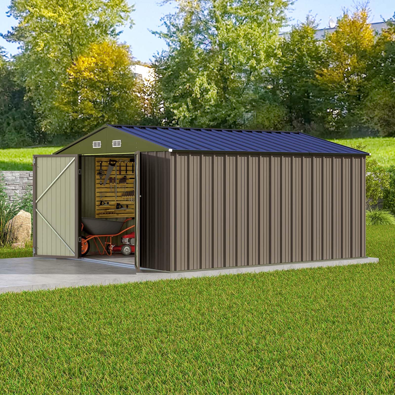 Patiowell WES-PS23-0289A-8 Metal-Storage-Buildings-Sheds - View #5