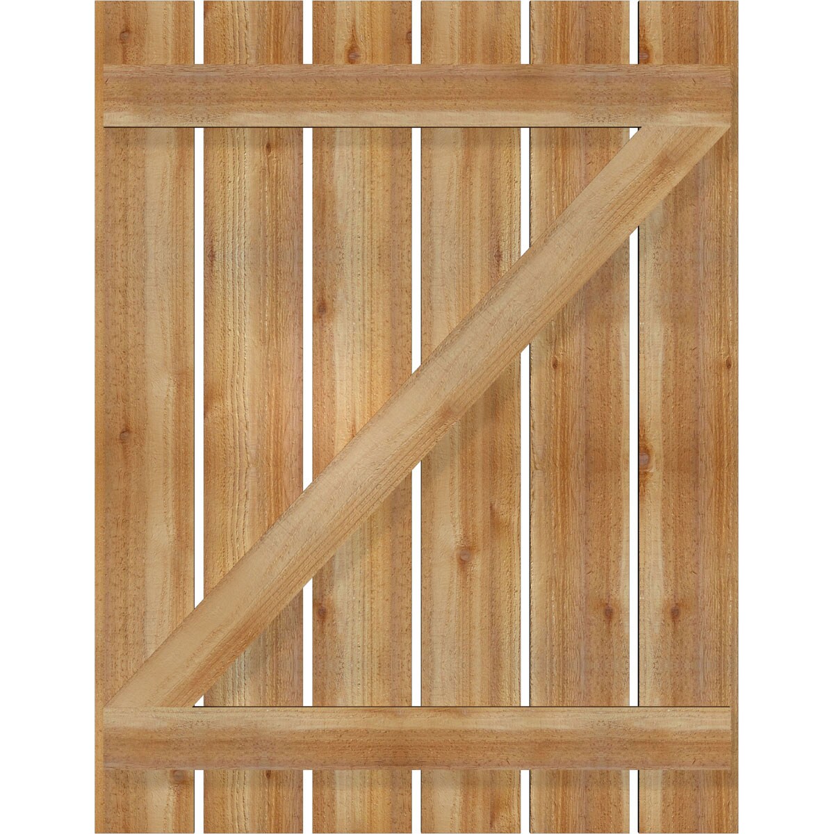Ekena Millwork RBS06Z35X045RWR Exterior-Shutters - View #5
