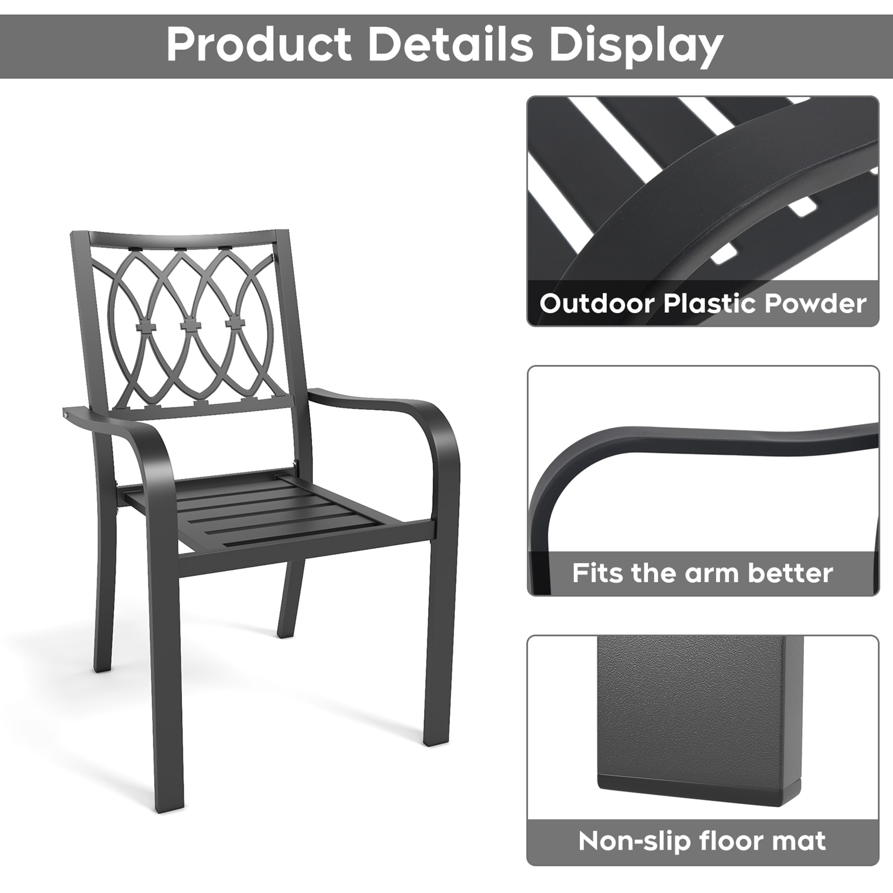 SINOFURN SYG1100013GY Patio-Chairs - View #4