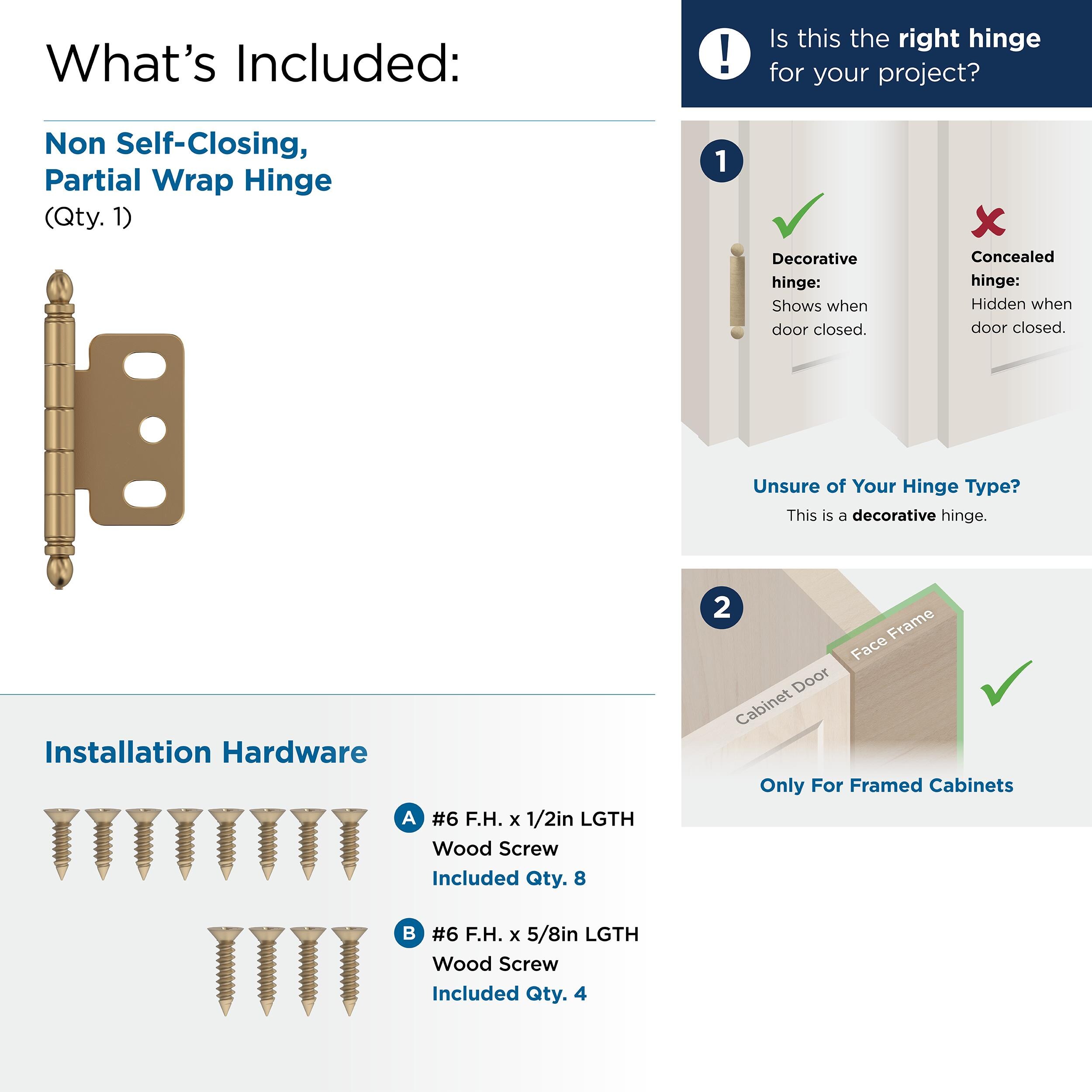 Amerock PK3180TBCZ Cabinet-Hinges - View #4
