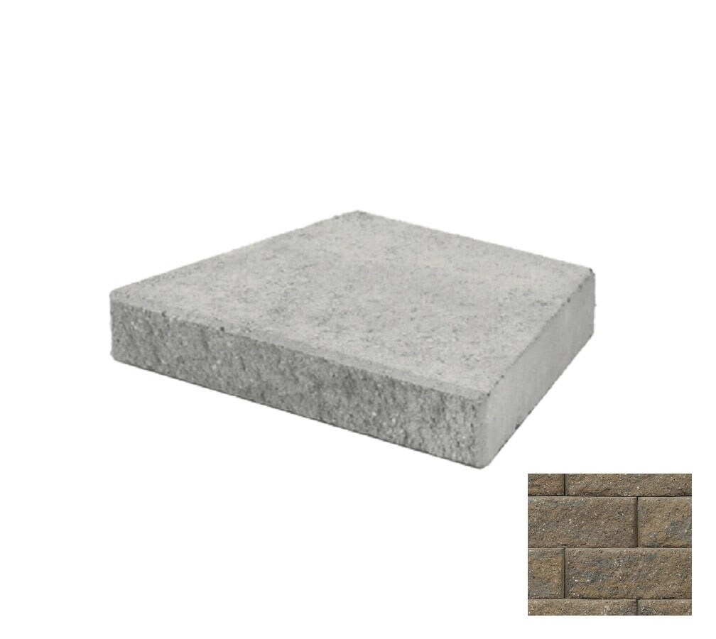 Belgard 806478 3-in H x 17.25-in L x 9-in D Sheffield Concrete Retaining Wall Cap