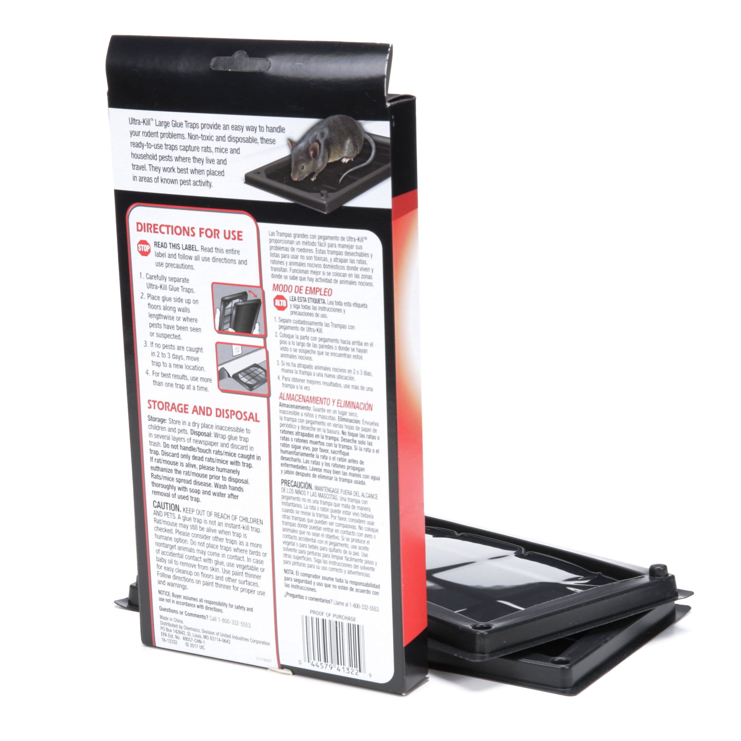 Ultra-Kill 2ct- Large Rat and Mouse Glue Traps Mouse Traps | HG-41322