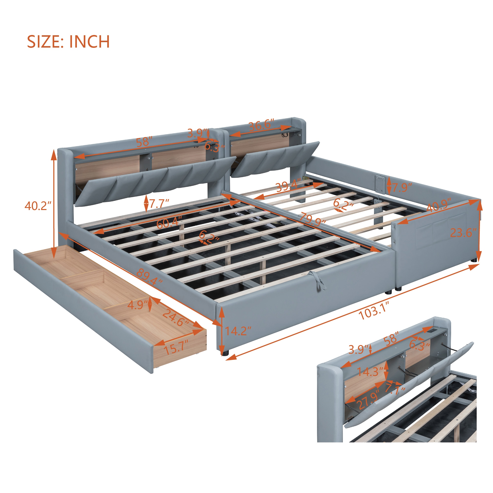 ModernLuxe L3P-SF000116AAE beds - View #6