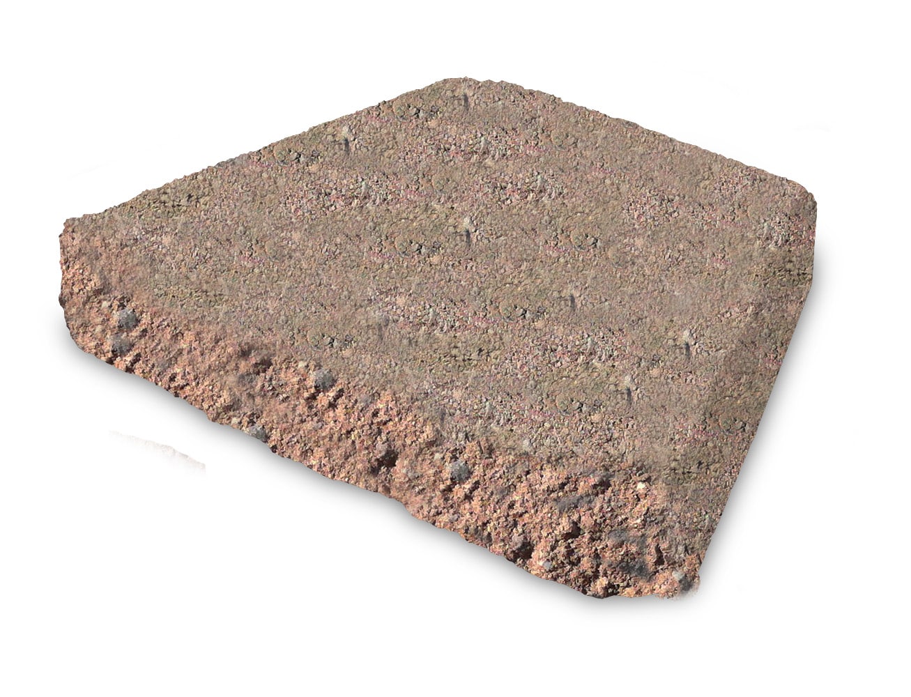  LR300.RC 2.5-in H x 11.5-in L x 7-in D Red/Charcoal Concrete Retaining Wall Cap