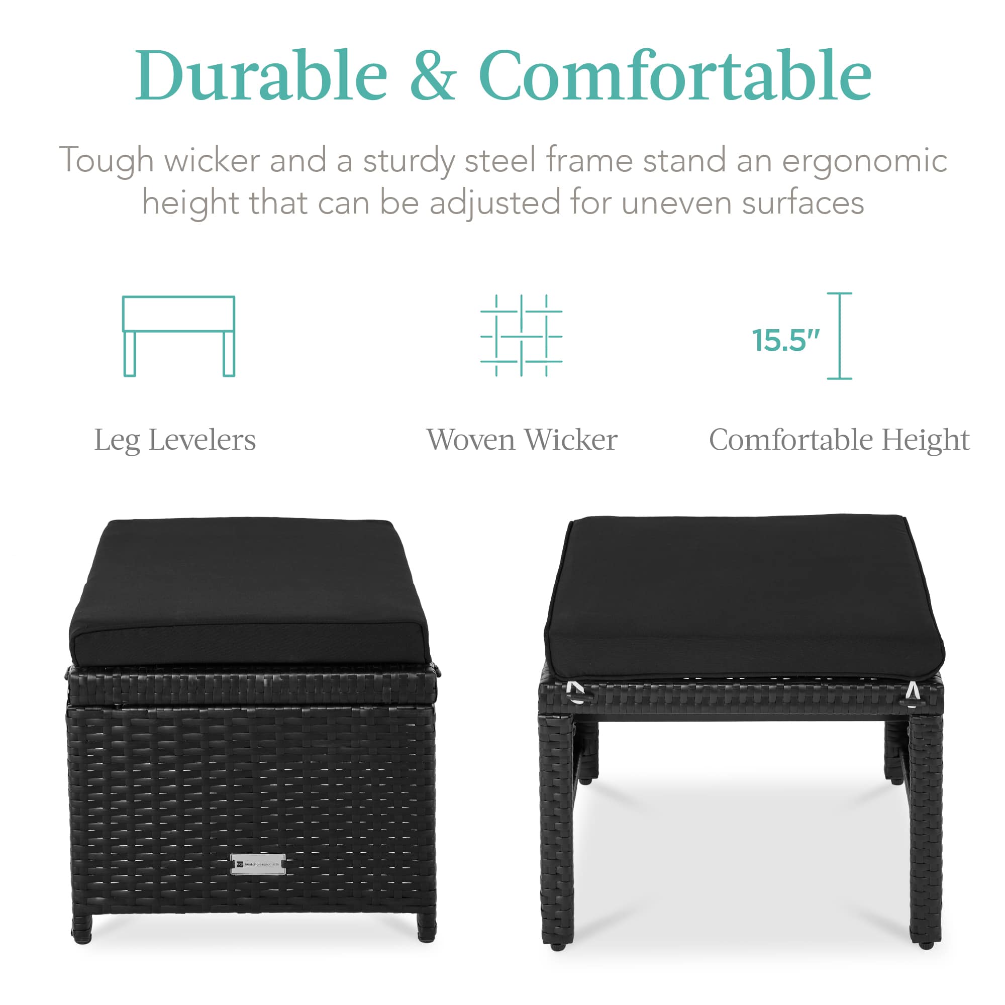 Best Choice Products SKY8823 Stools-Ottomans - View #2