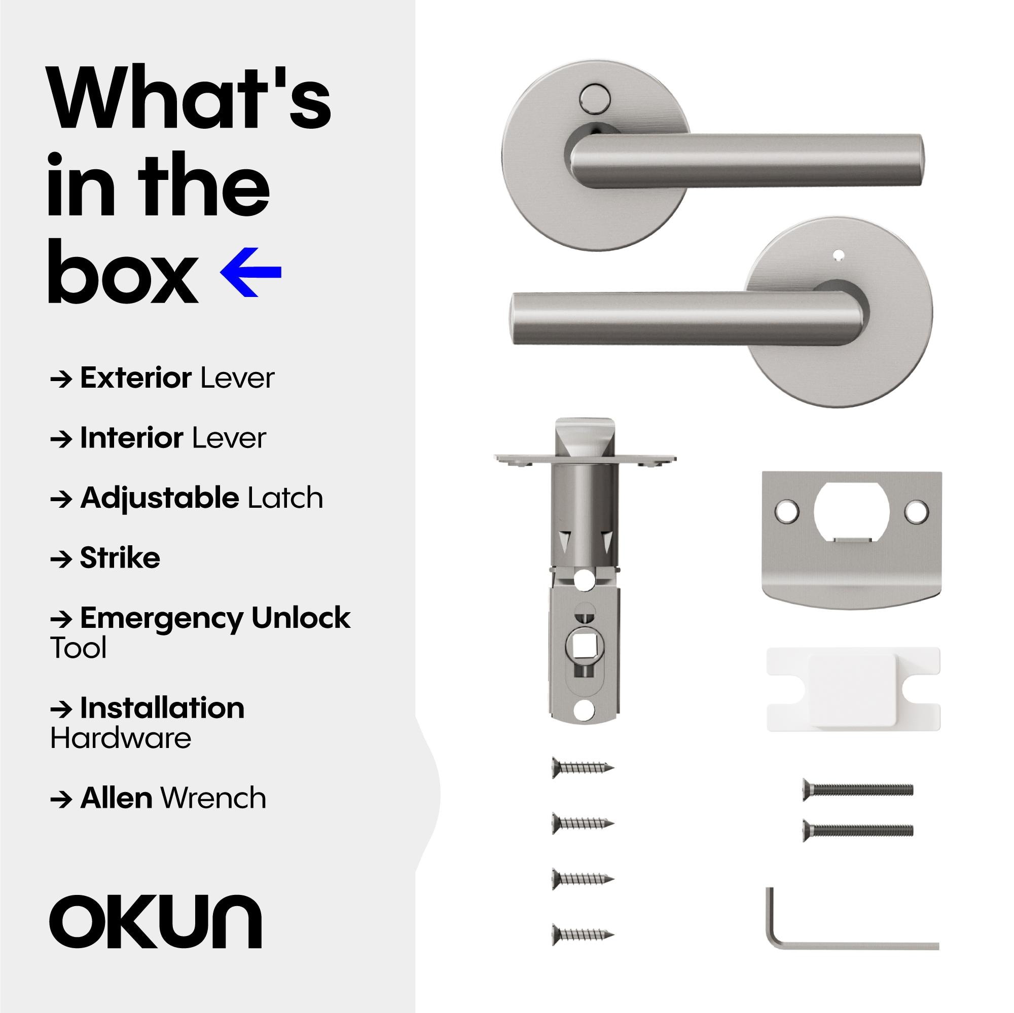 OKUN OK1001BNPRK2 Door-Handles - View #9