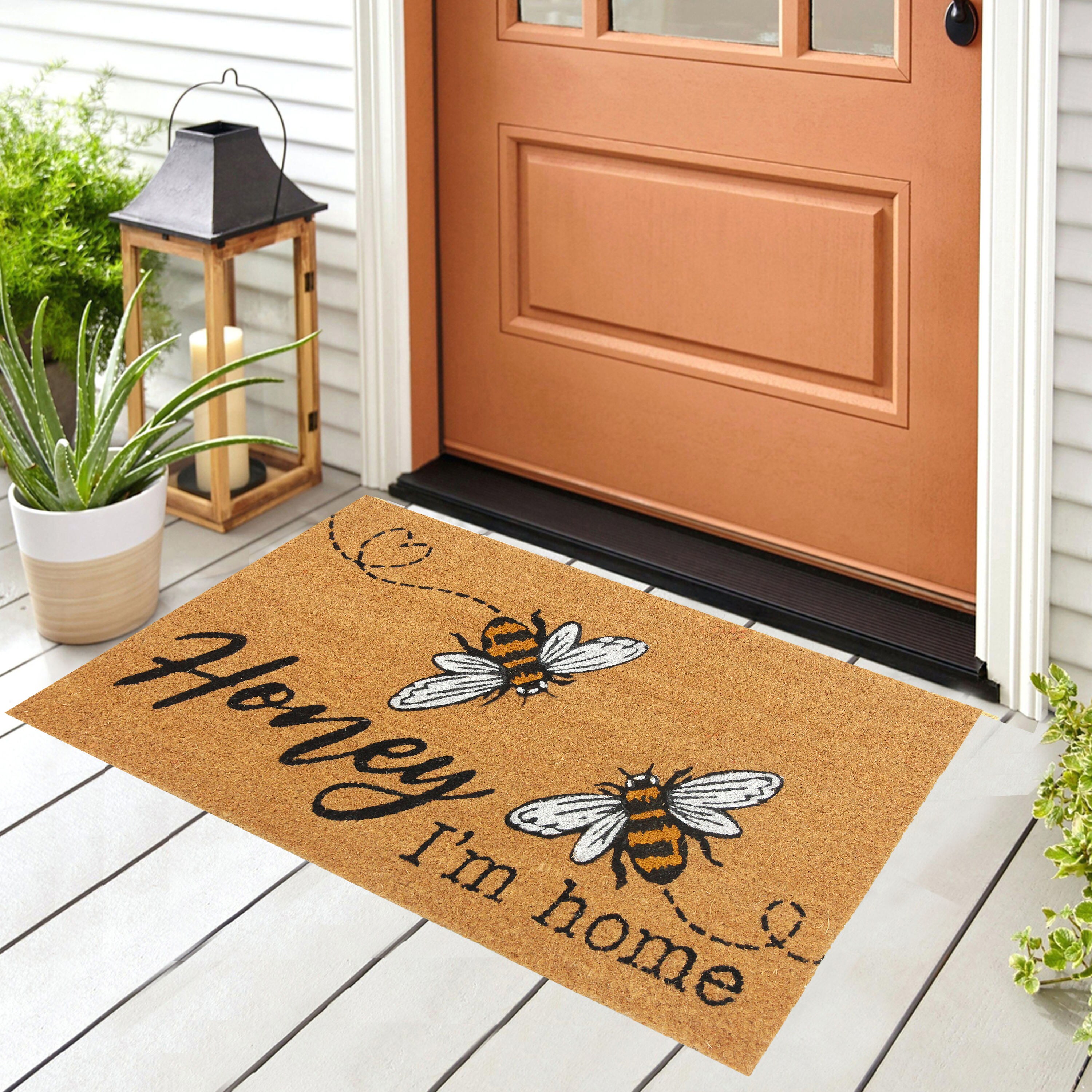 Honey I'm Home Coir Doormat - Entryways