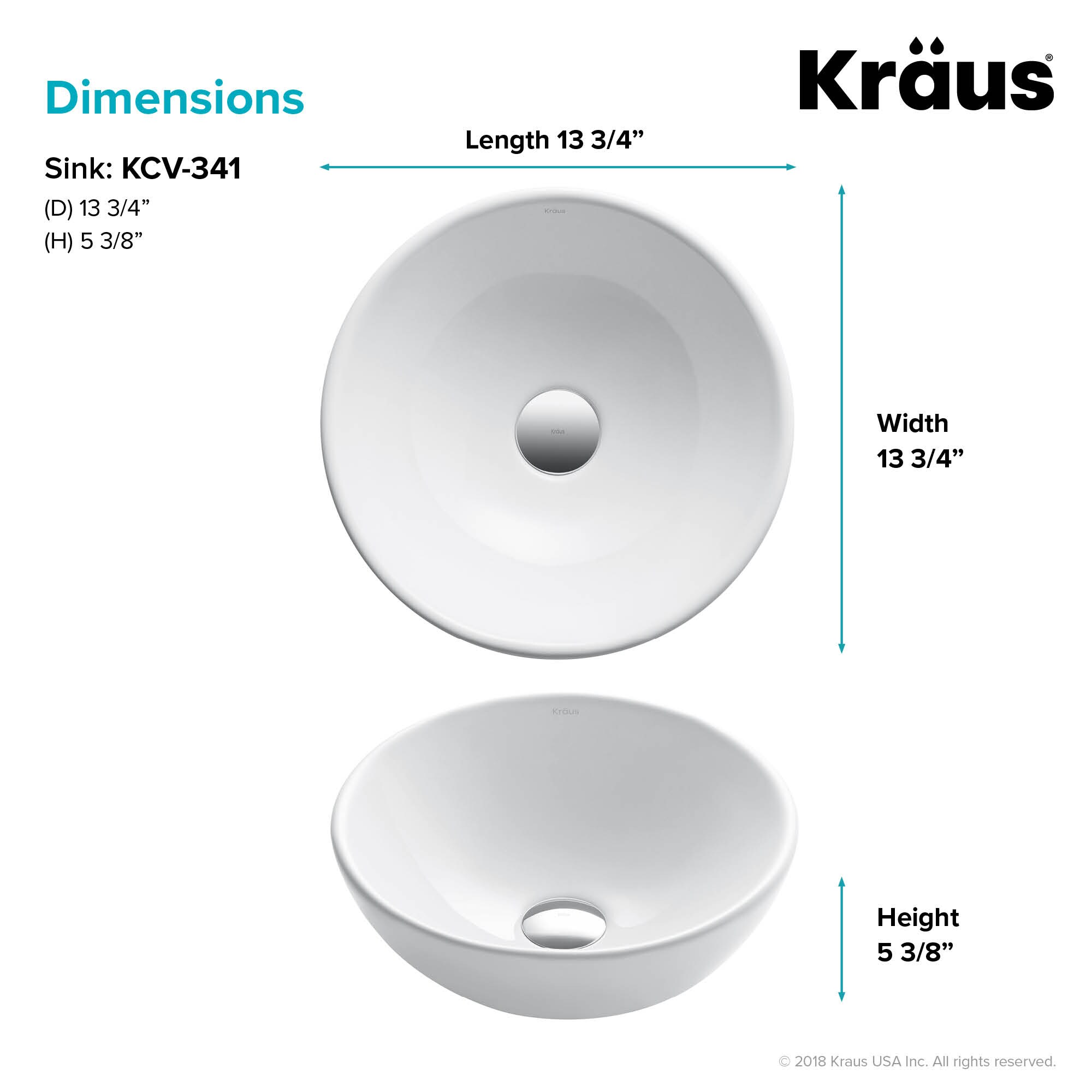 Kraus KCV-341 Bath-Sink - View #6