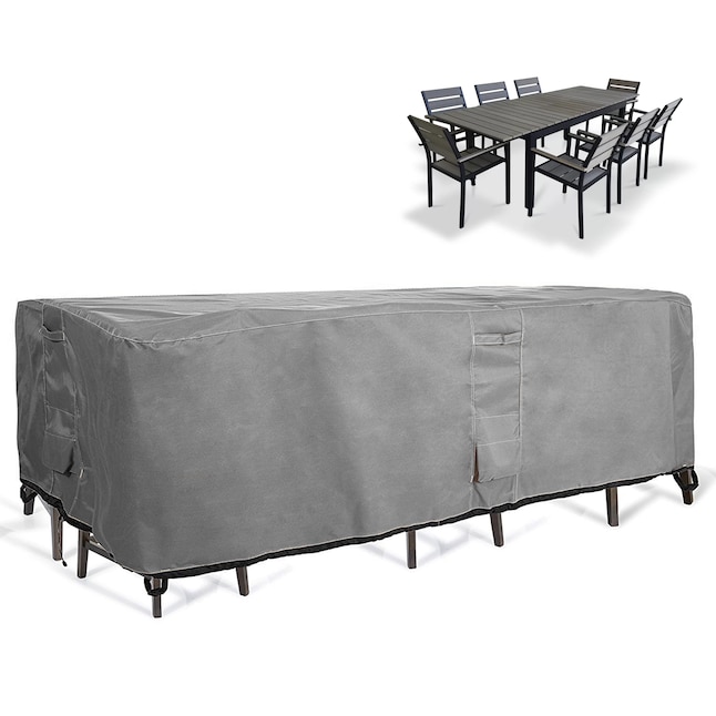 K Gear Outdoor Dinning Set Cover, Titan 82 Inch Dining Table